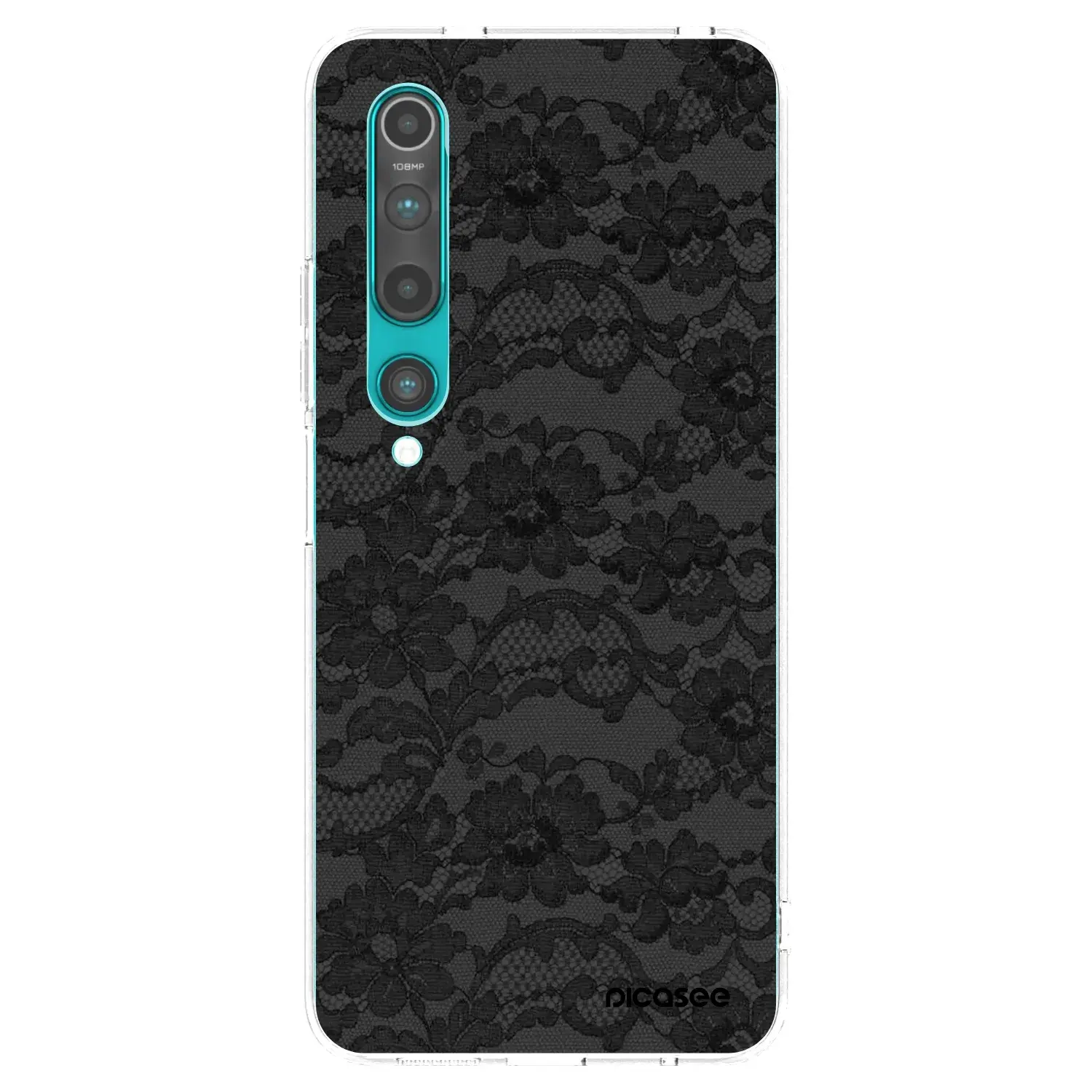 Silikonový průhledný obal pro Xiaomi Mi 10 - Dark Elegance
