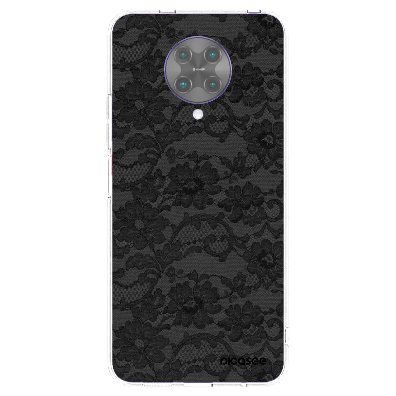 Silikonový průhledný obal pro Xiaomi Poco F2 Pro - Dark Elegance