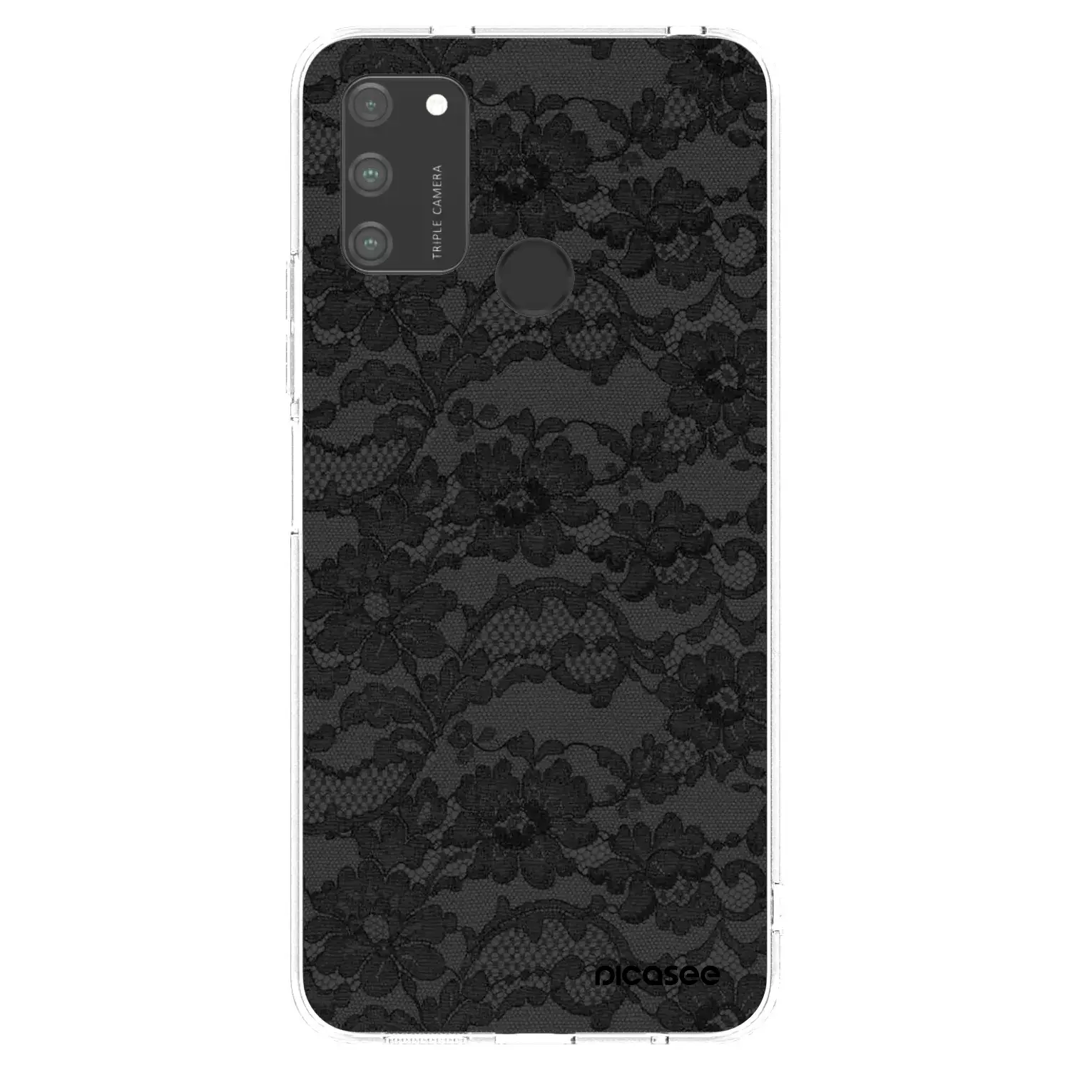 Silikonový průhledný obal pro Honor 9A - Dark Elegance