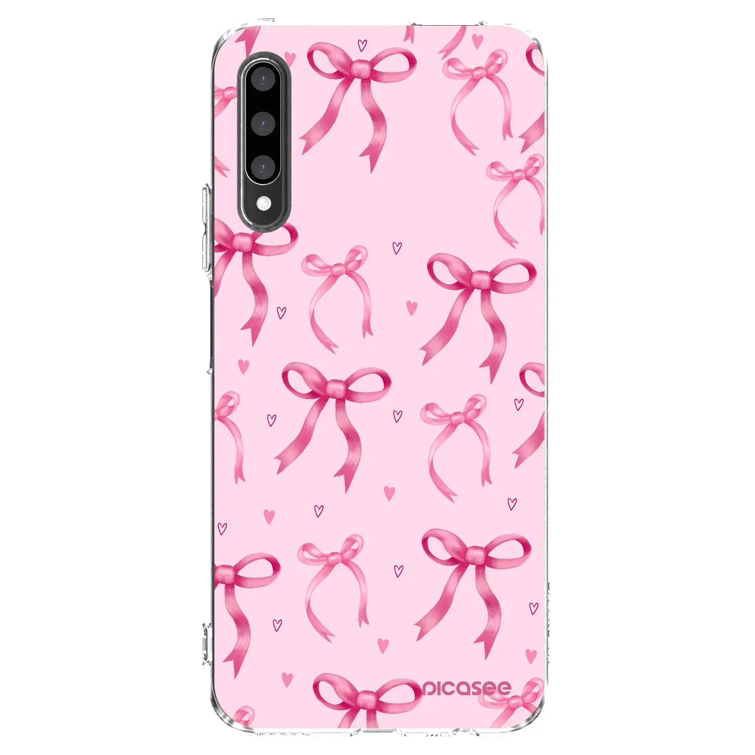 Silikonový průhledný obal pro Honor 9X Pro - Bow Aesthetic