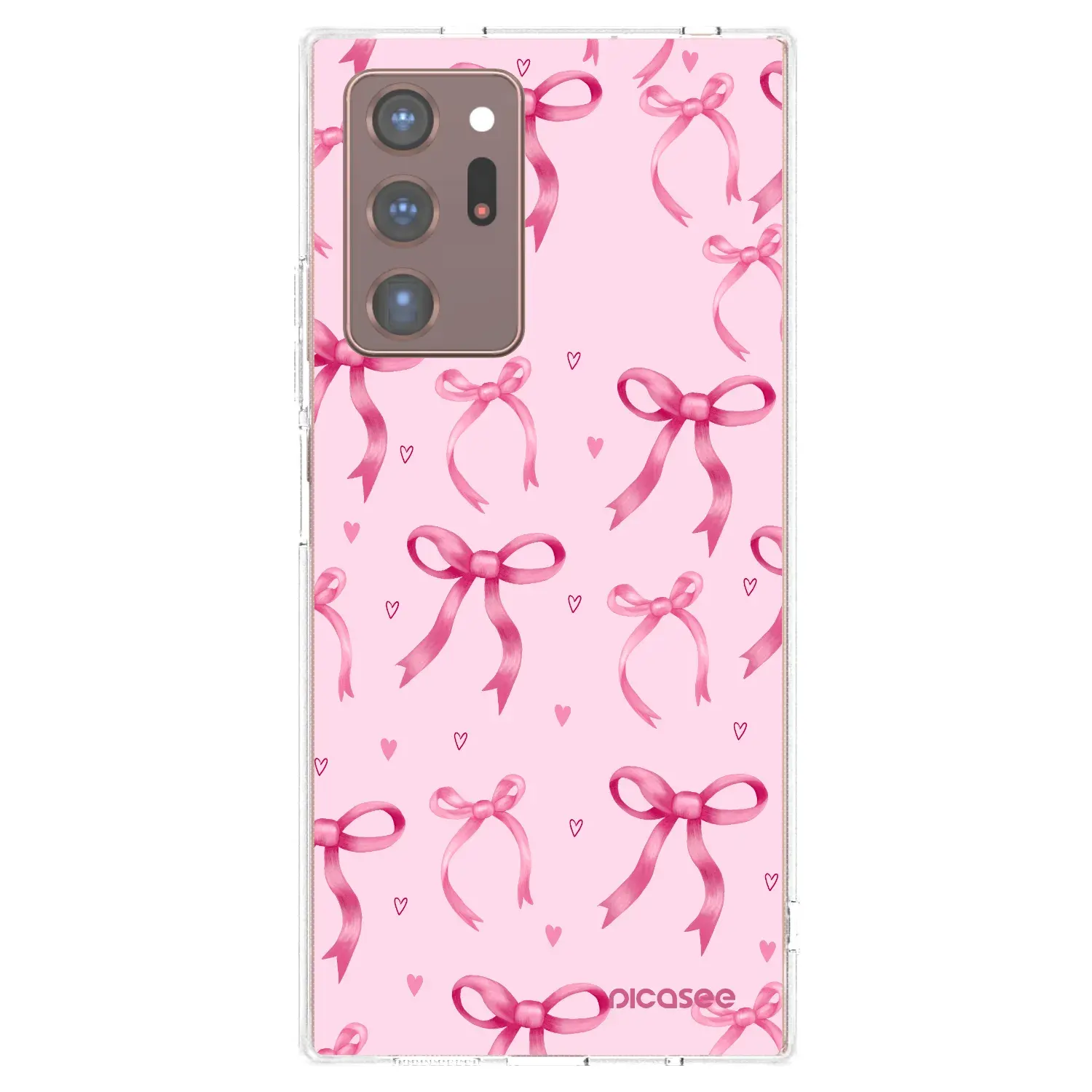 Silikonový průhledný obal pro Samsung Galaxy Note 20 Ultra - Bow Aesthetic