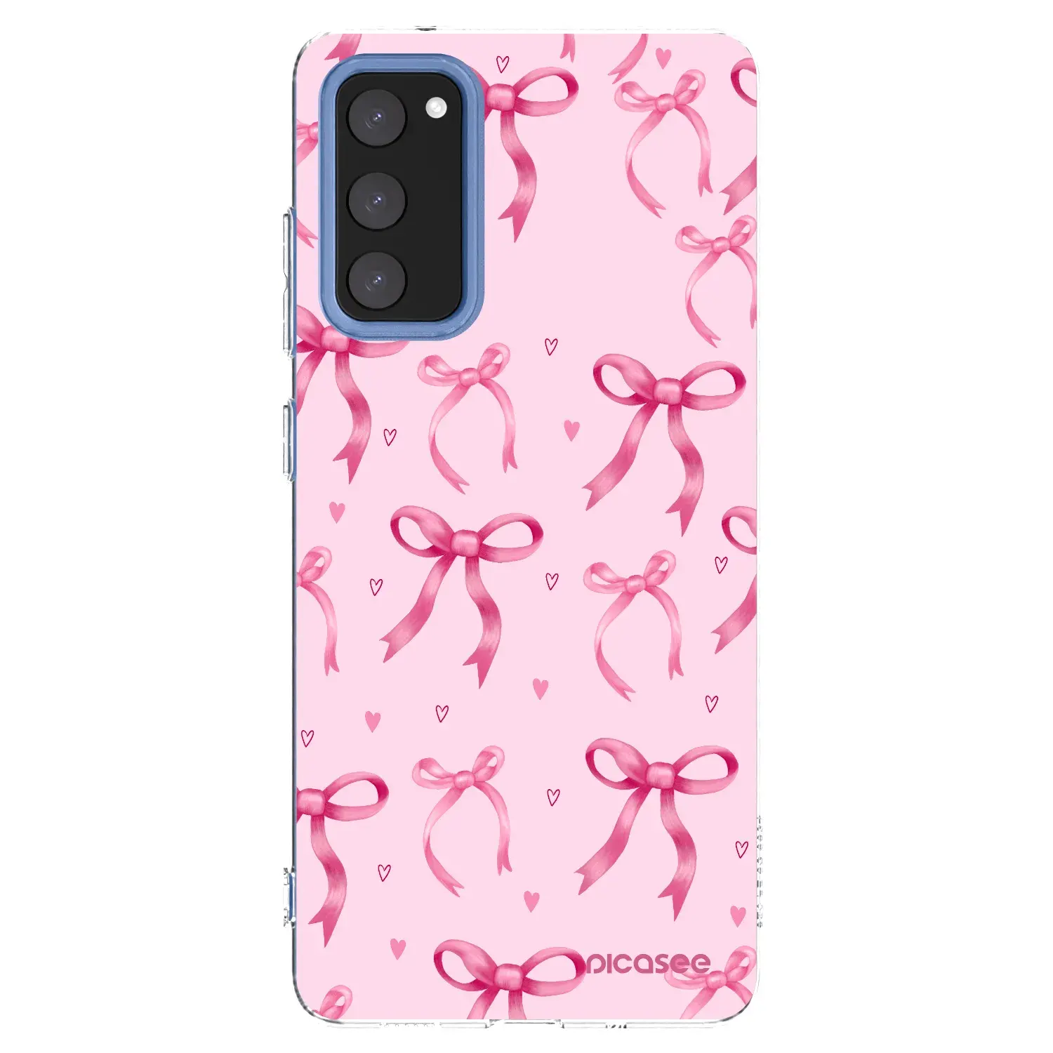 Silikonový průhledný obal pro Samsung Galaxy S20 FE - Bow Aesthetic