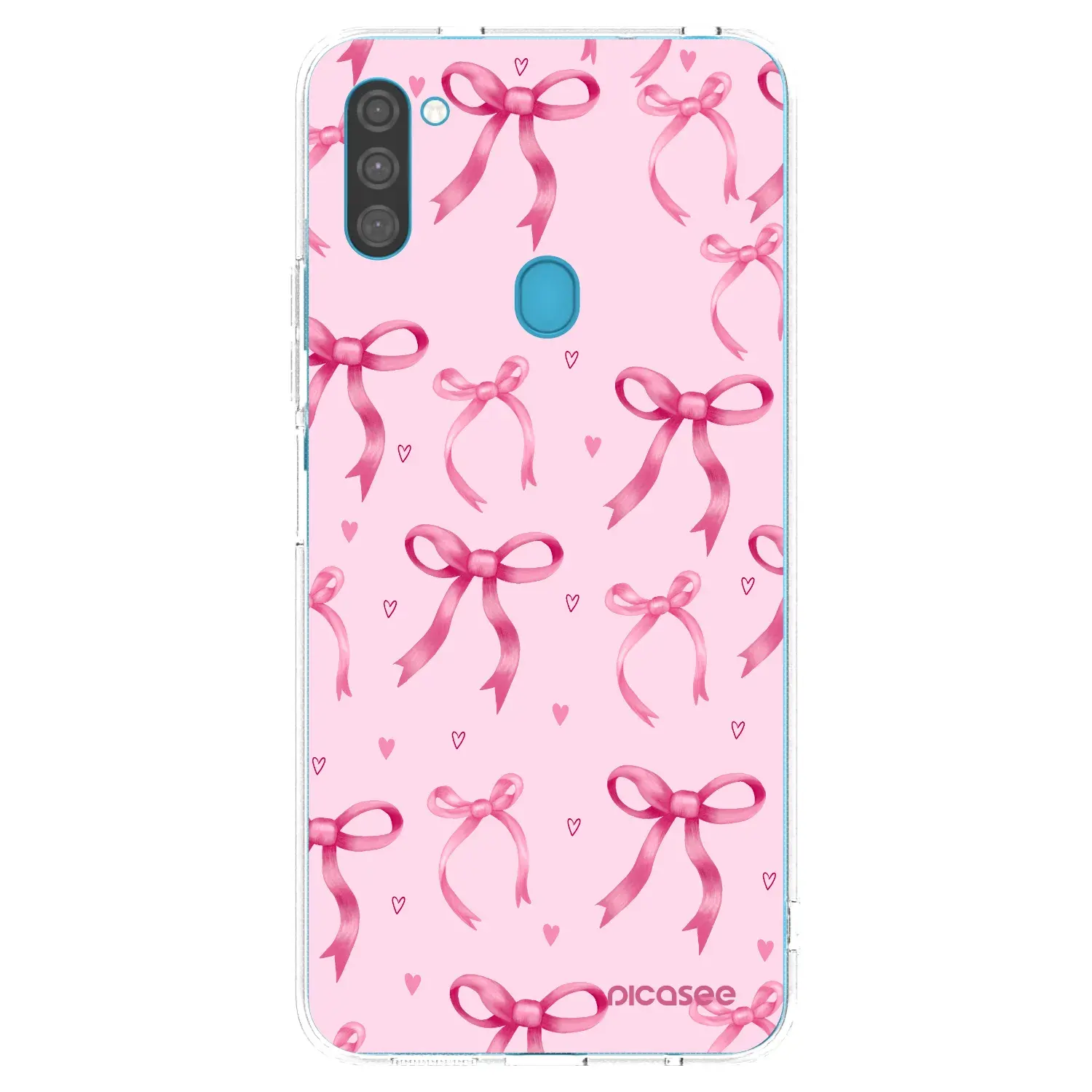 Silikonový průhledný obal pro Samsung Galaxy M11 - Bow Aesthetic