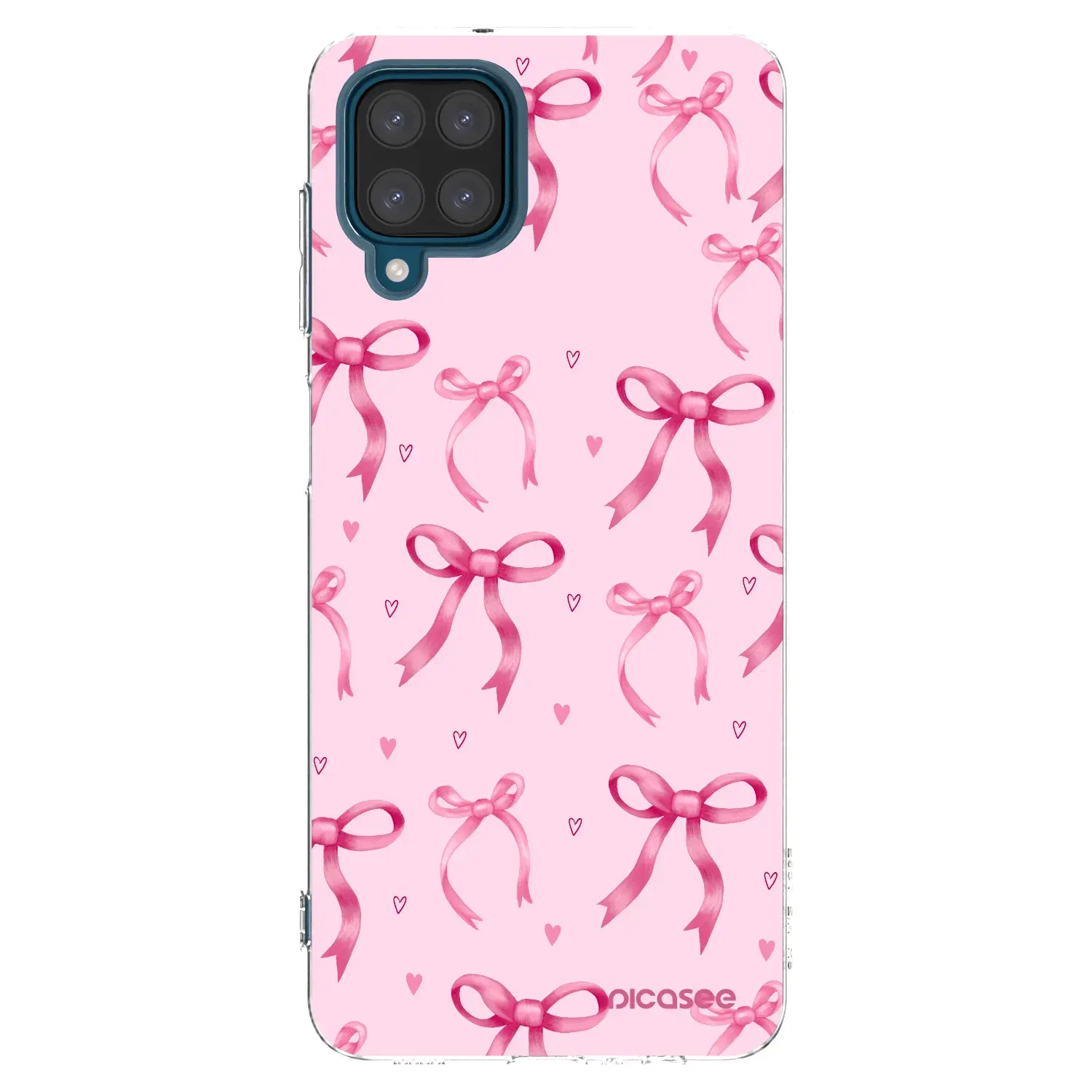 Silikonový průhledný obal pro Samsung Galaxy A12 A125F - Bow Aesthetic