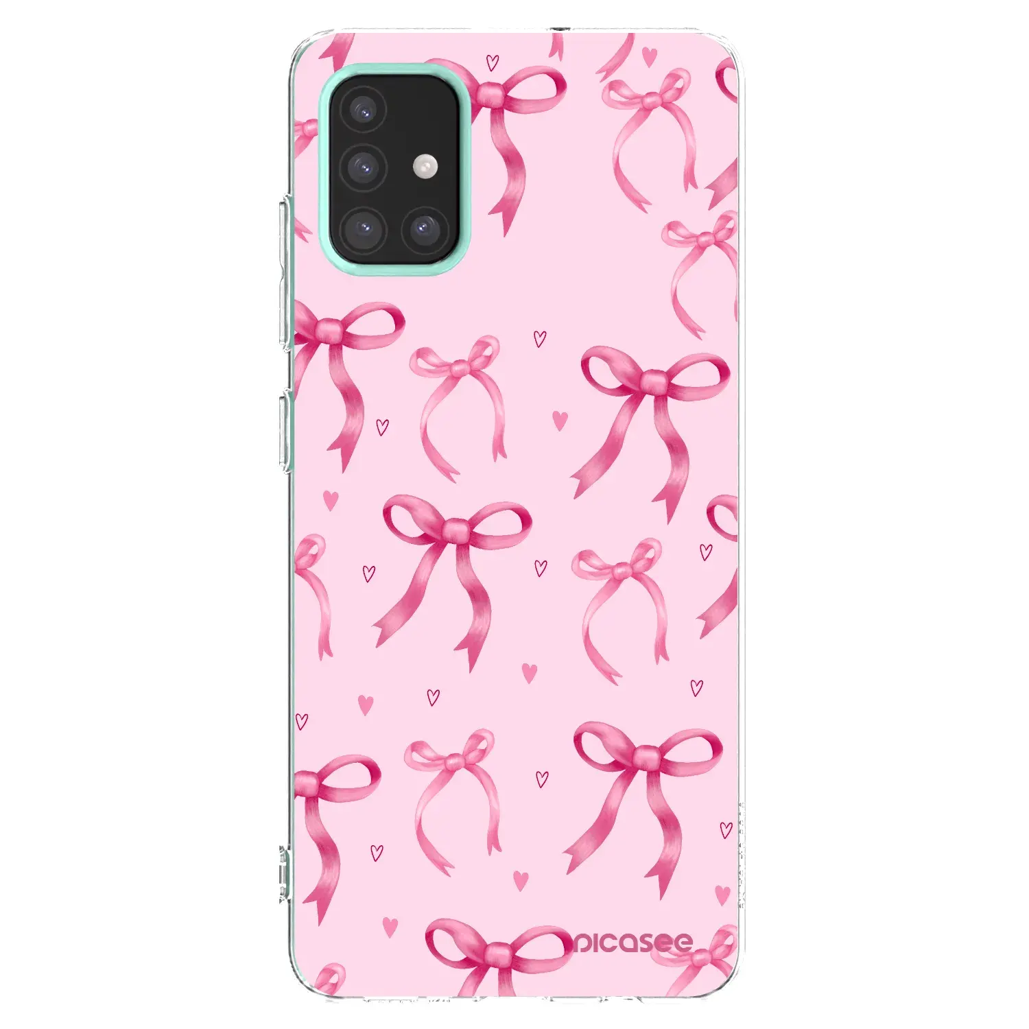 Silikonový průhledný obal pro Samsung Galaxy M31s - Bow Aesthetic
