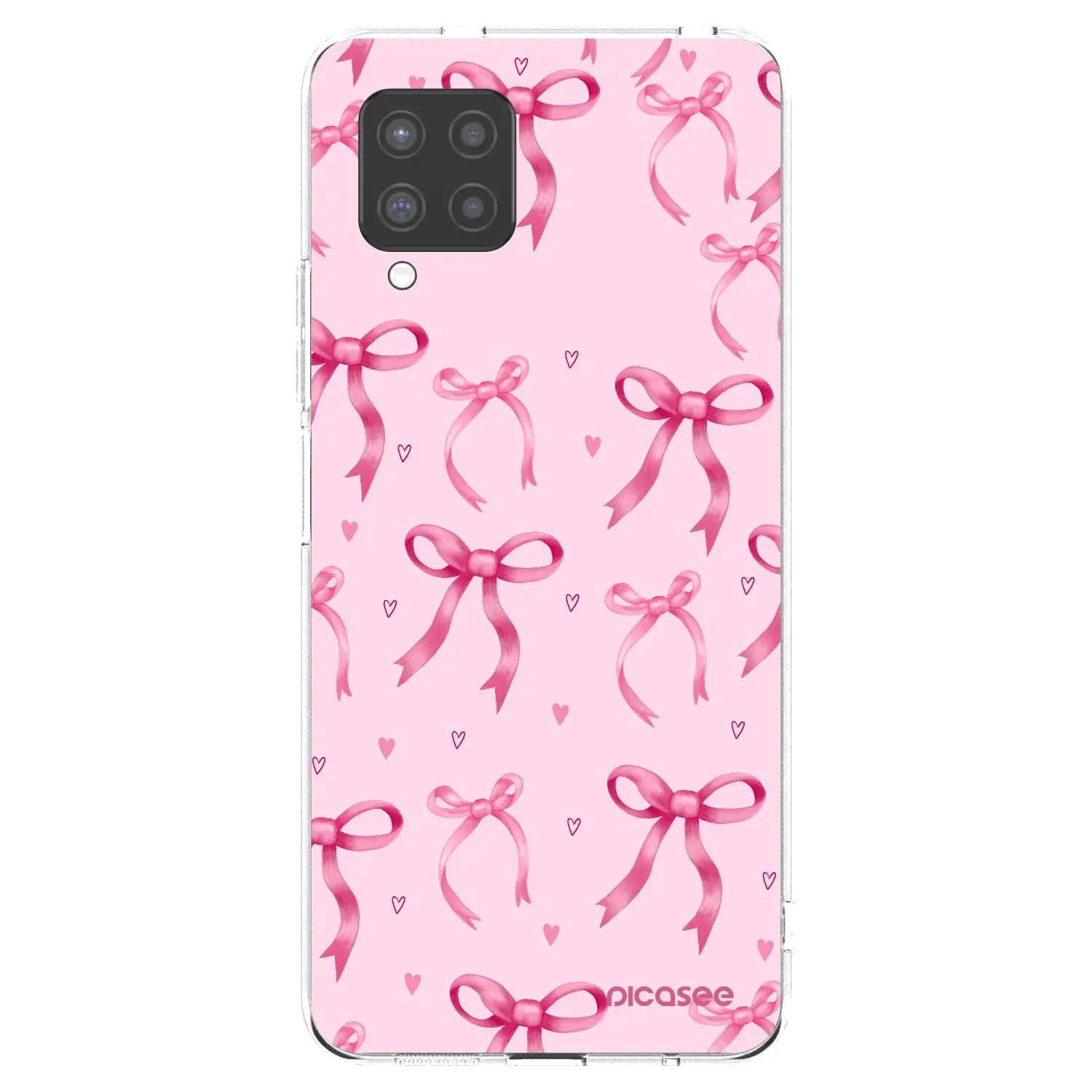 Silikonový průhledný obal pro Samsung Galaxy A42 A426B - Bow Aesthetic