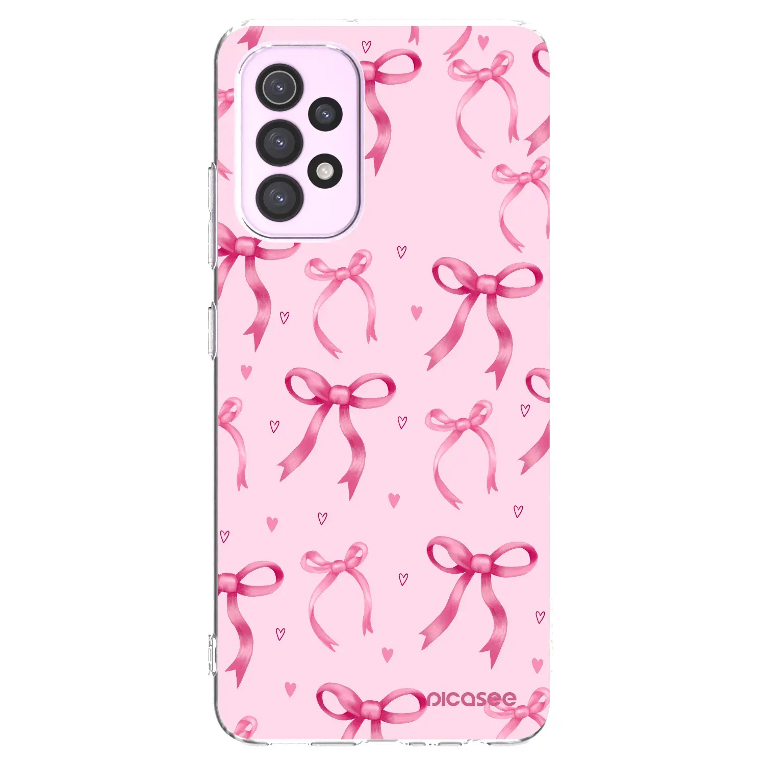 Silikonový průhledný obal pro Samsung Galaxy A32 5G A326B - Bow Aesthetic