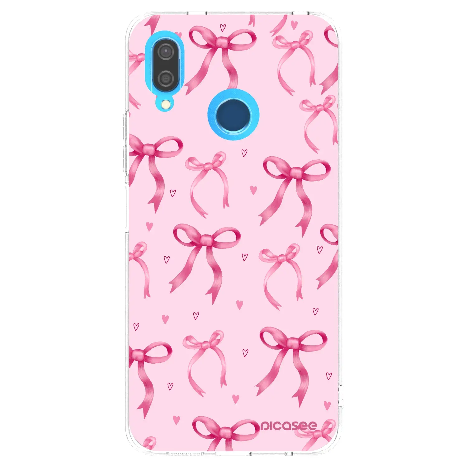 Silikonový průhledný obal pro Huawei P20 Lite - Bow Aesthetic