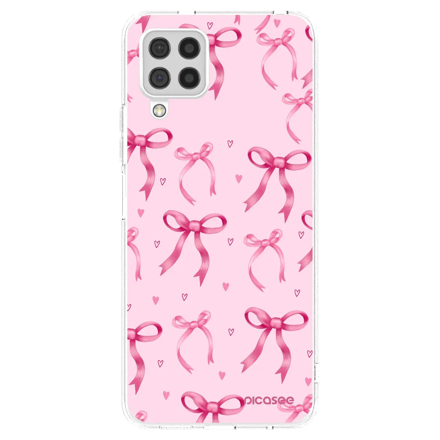 Silikonový průhledný obal pro Samsung Galaxy A22 A225F 4G - Bow Aesthetic
