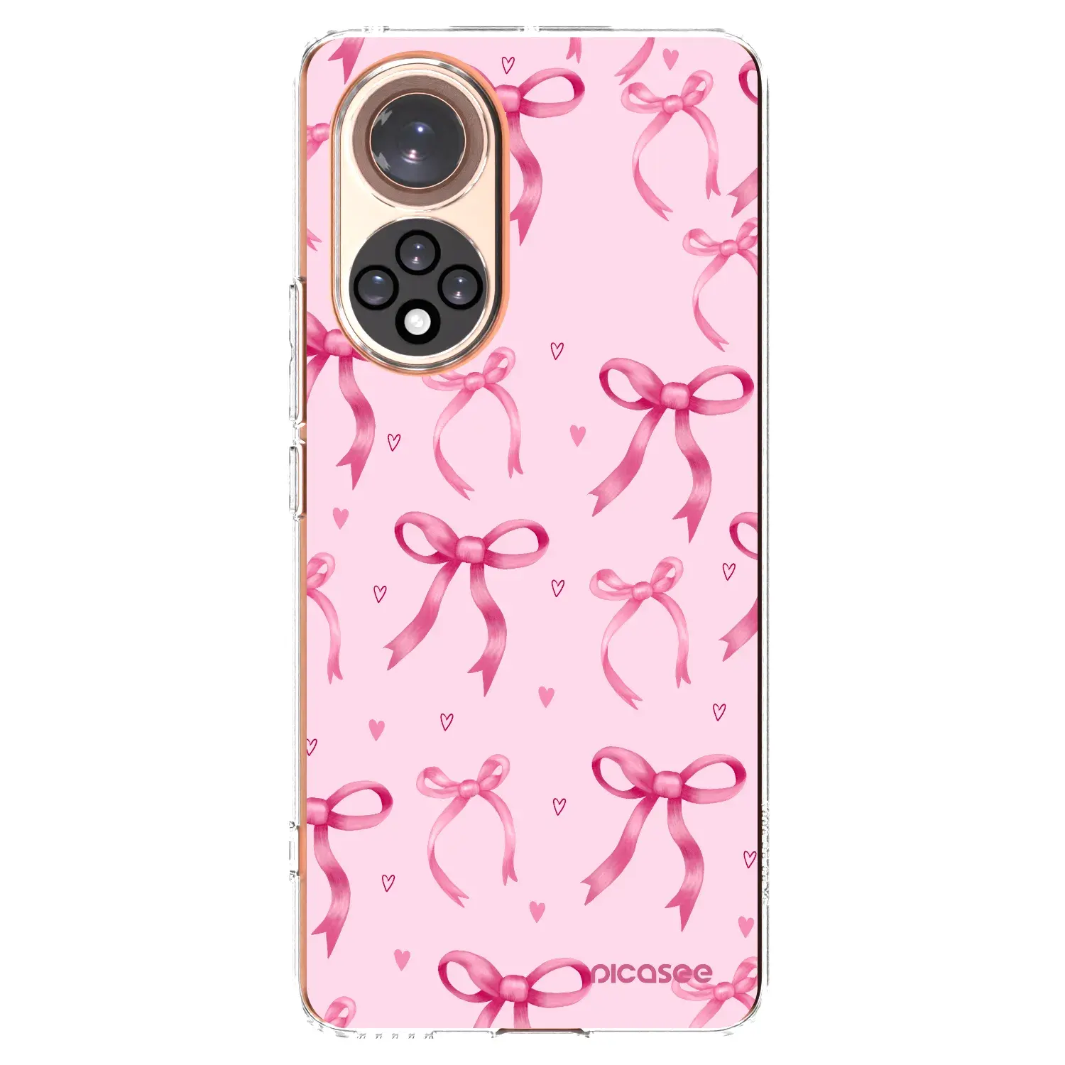 Silikonový průhledný obal pro Huawei Nova 9 - Bow Aesthetic