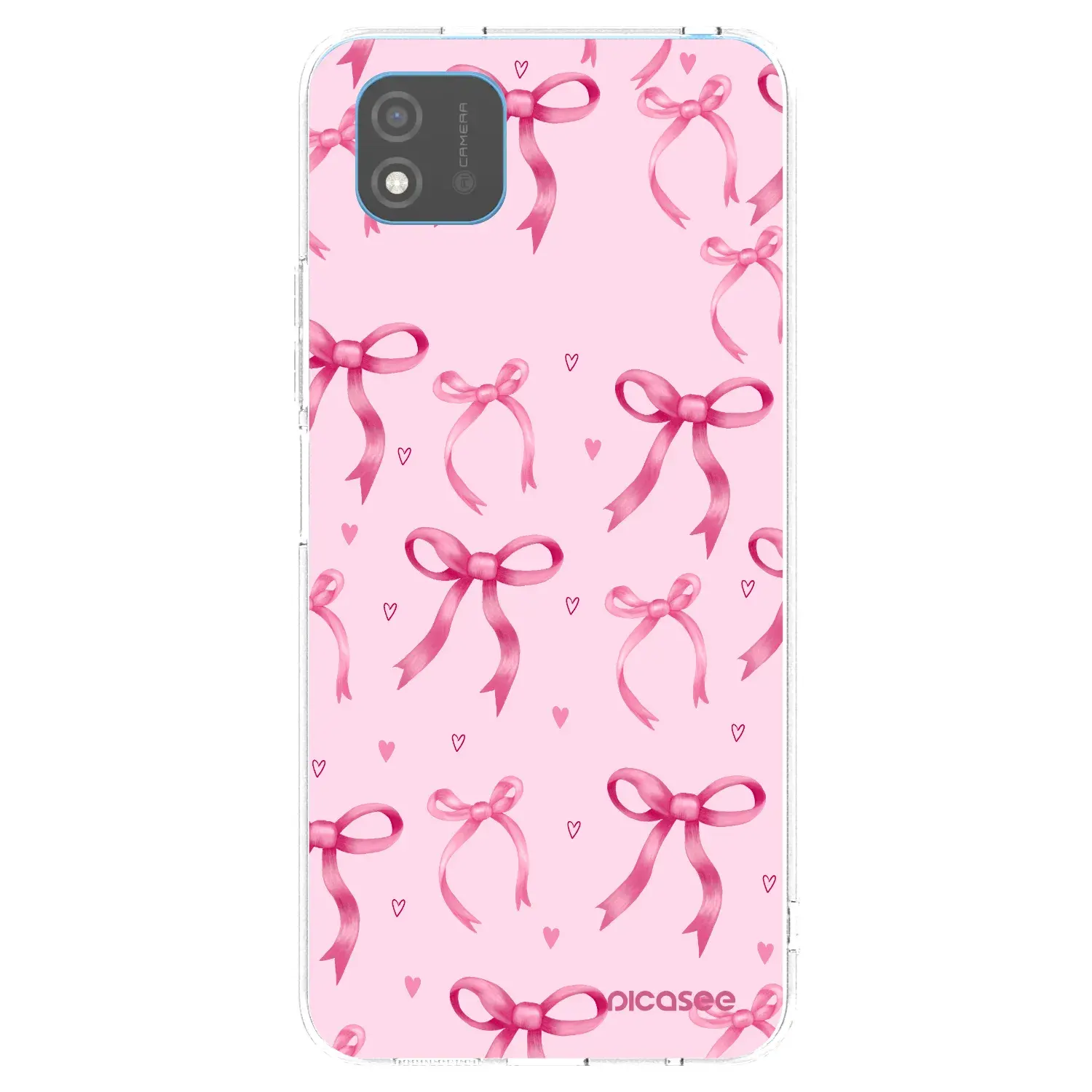 Silikonový průhledný obal pro Realme C11 (2021) - Bow Aesthetic