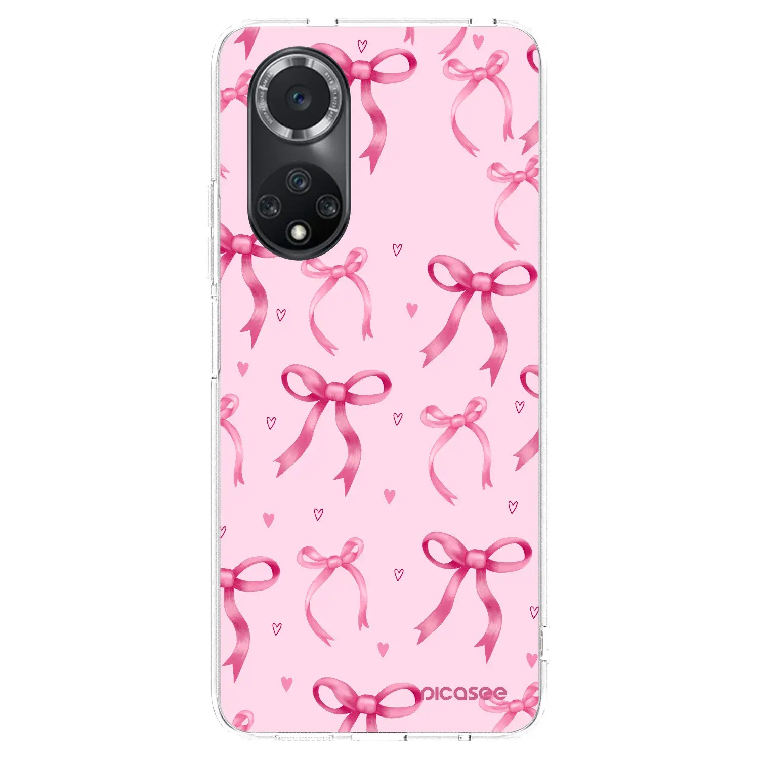 Silikonový průhledný obal pro Huawei Nova 9 SE - Bow Aesthetic