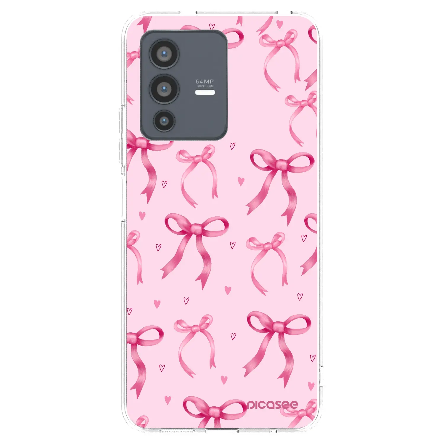 Silikonový průhledný obal pro Vivo V23 5G - Bow Aesthetic