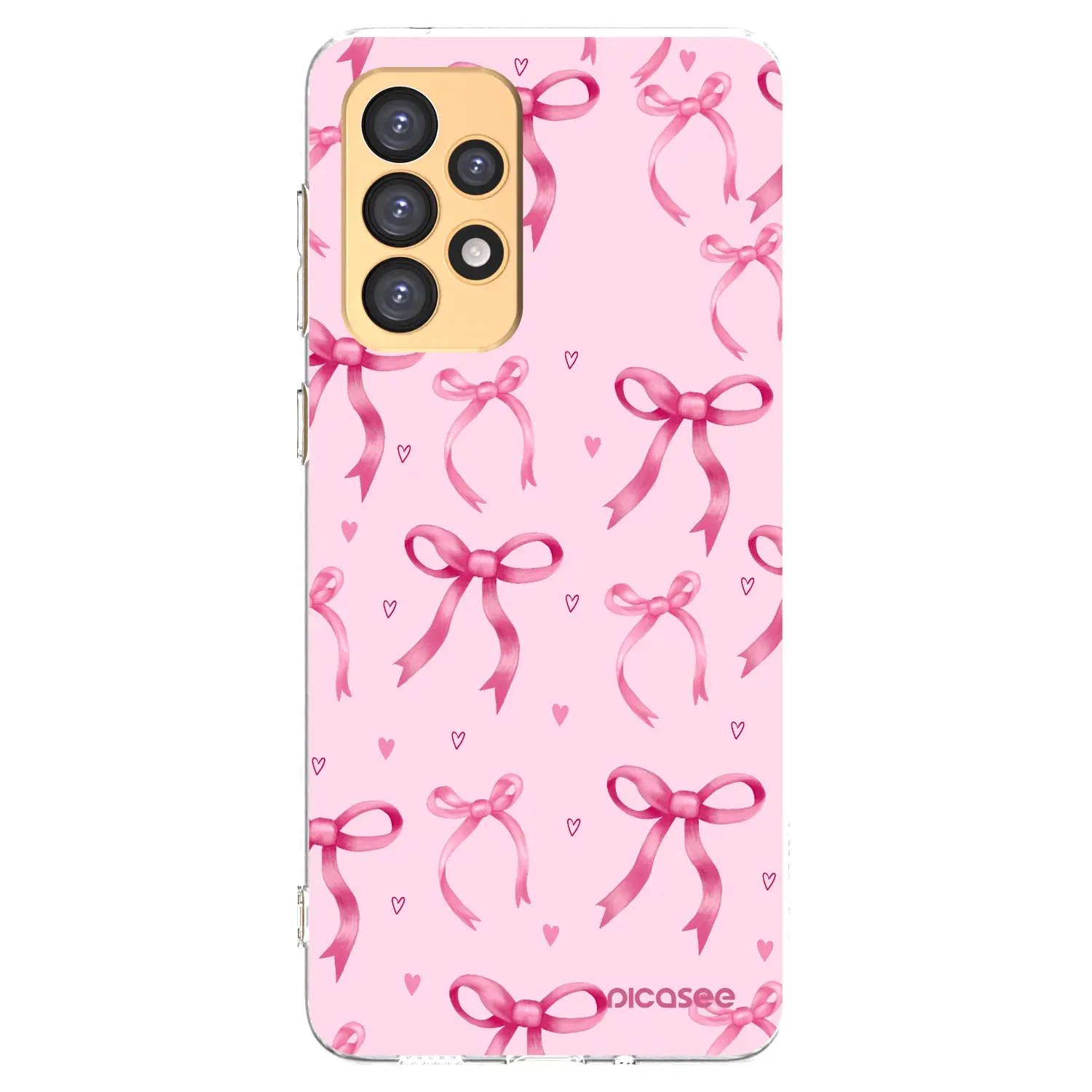Silikonový průhledný obal pro Samsung Galaxy A33 5G A336 - Bow Aesthetic