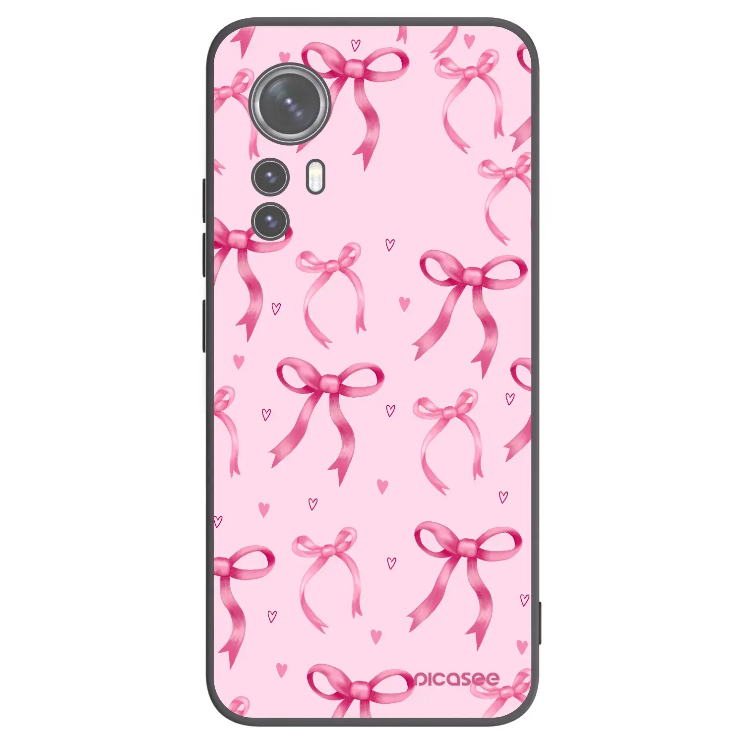 Silikonový černý obal pro Xiaomi 12X - Bow Aesthetic