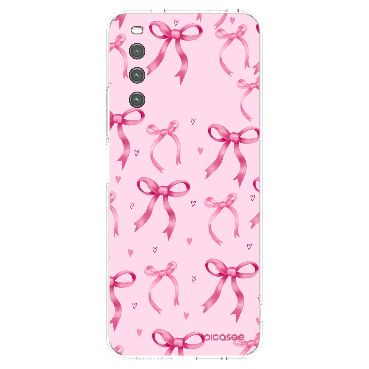 Silikonový průhledný obal pro Sony Xperia 10 IV 5G - Bow Aesthetic
