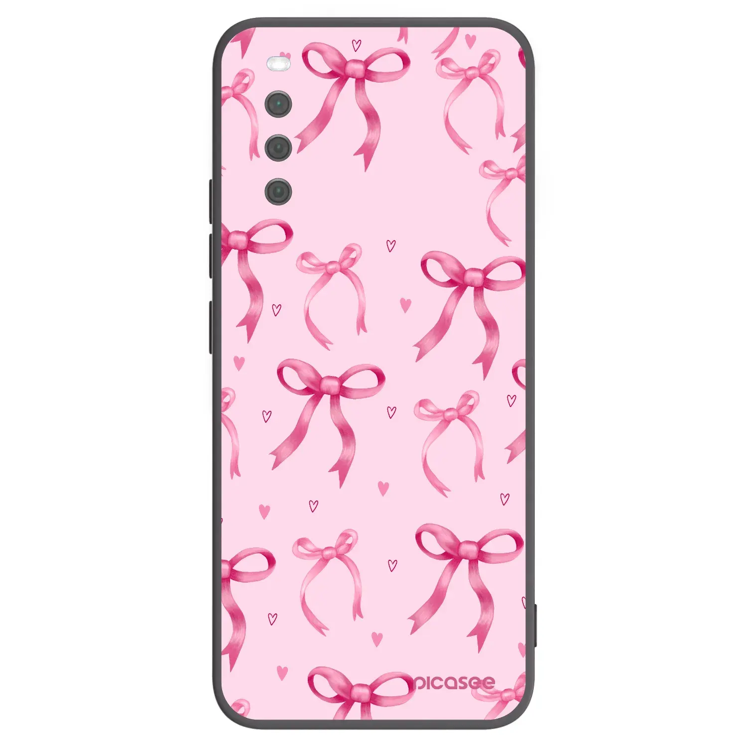 Silikonový černý obal pro Sony Xperia 10 III - Bow Aesthetic