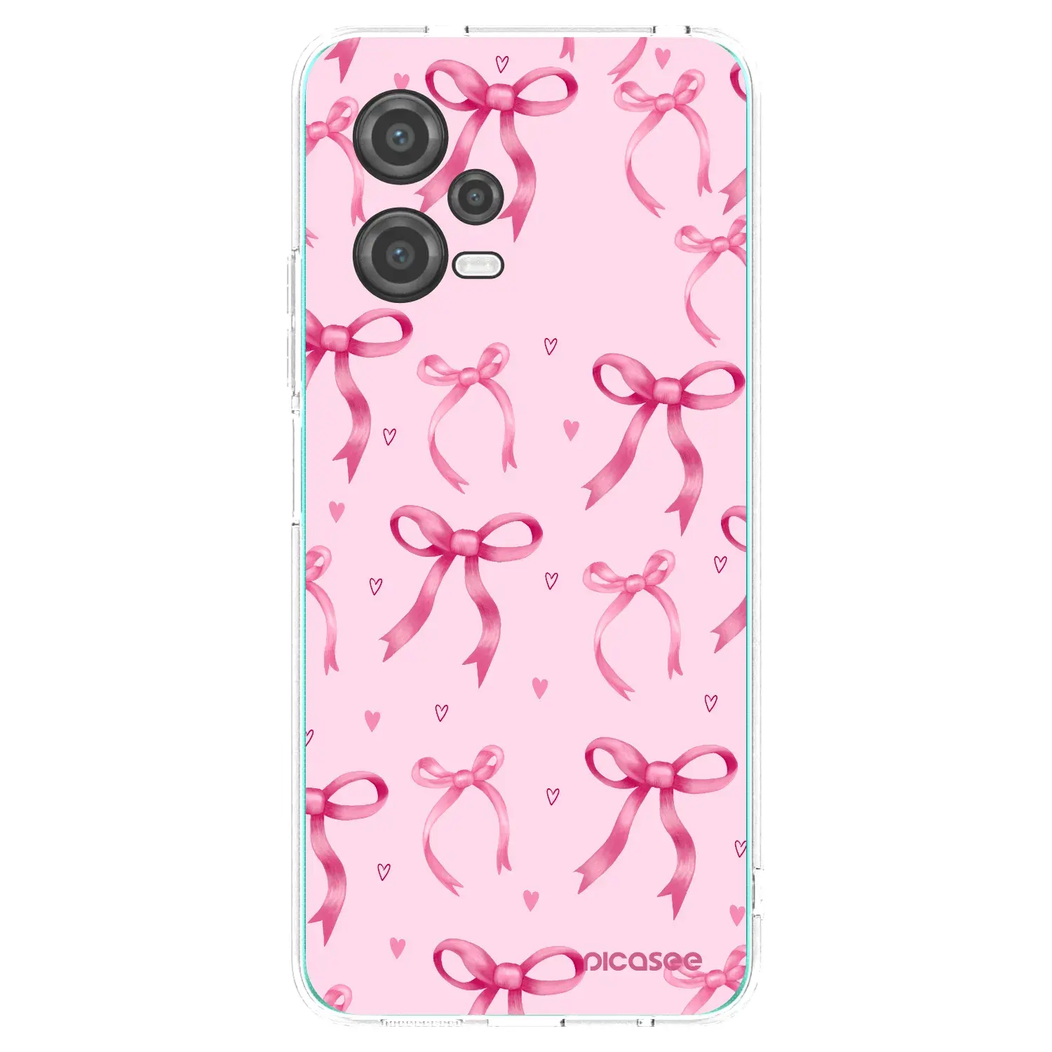 Silikonový průhledný obal pro Xiaomi Poco X5 - Bow Aesthetic