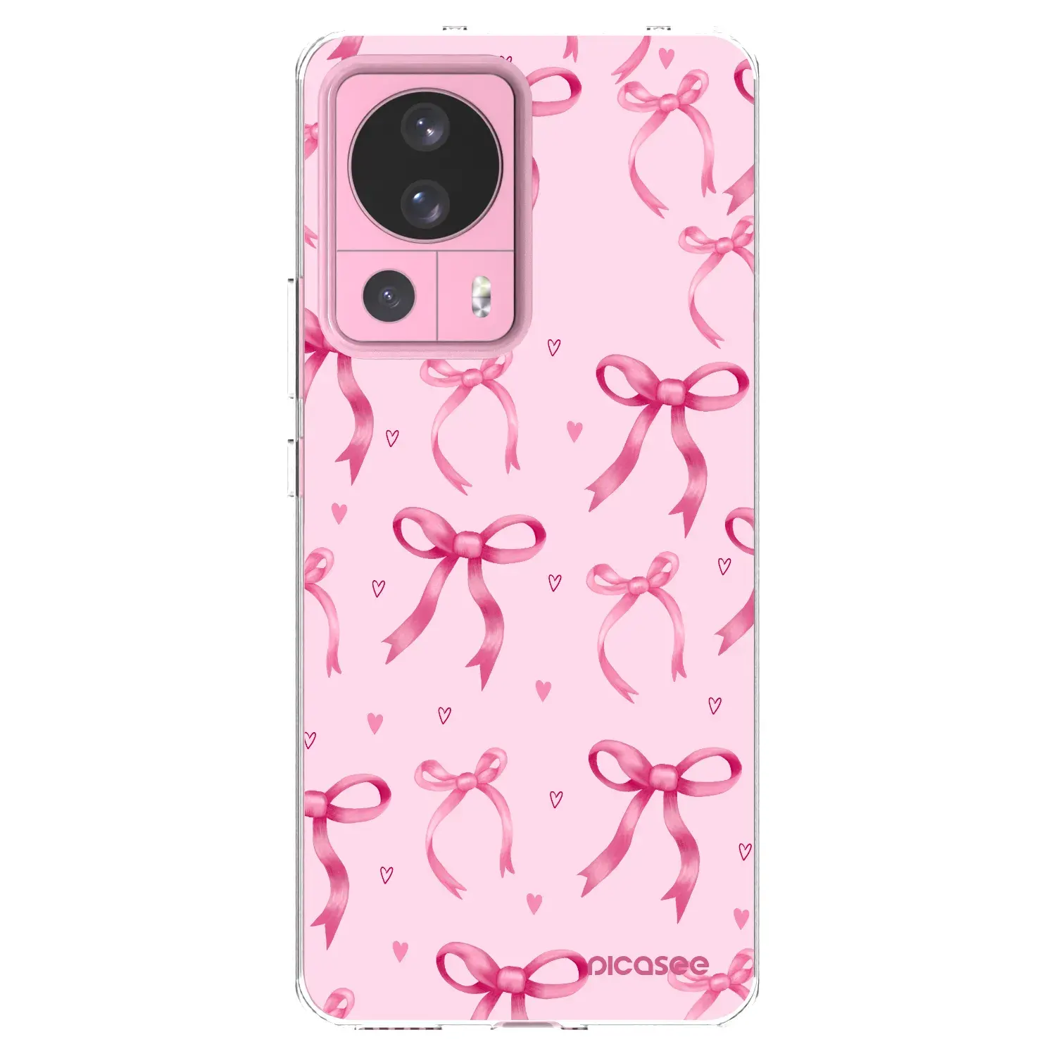 Silikonový průhledný obal pro Xiaomi 13 Lite - Bow Aesthetic