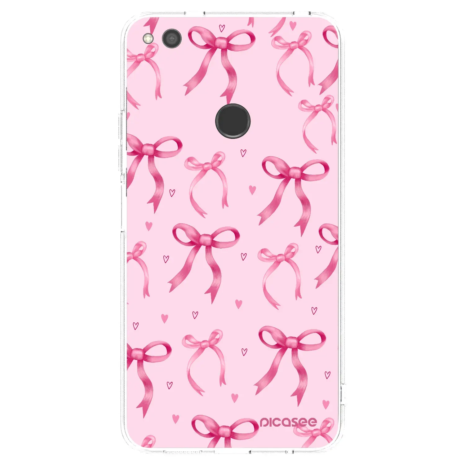 Silikonový průhledný obal pro Huawei P9 Lite 2017 - Bow Aesthetic