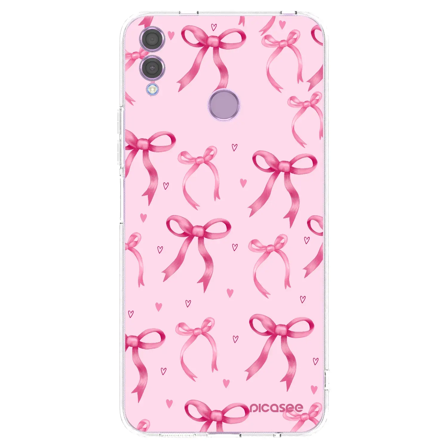 Silikonový průhledný obal pro Honor 8X - Bow Aesthetic