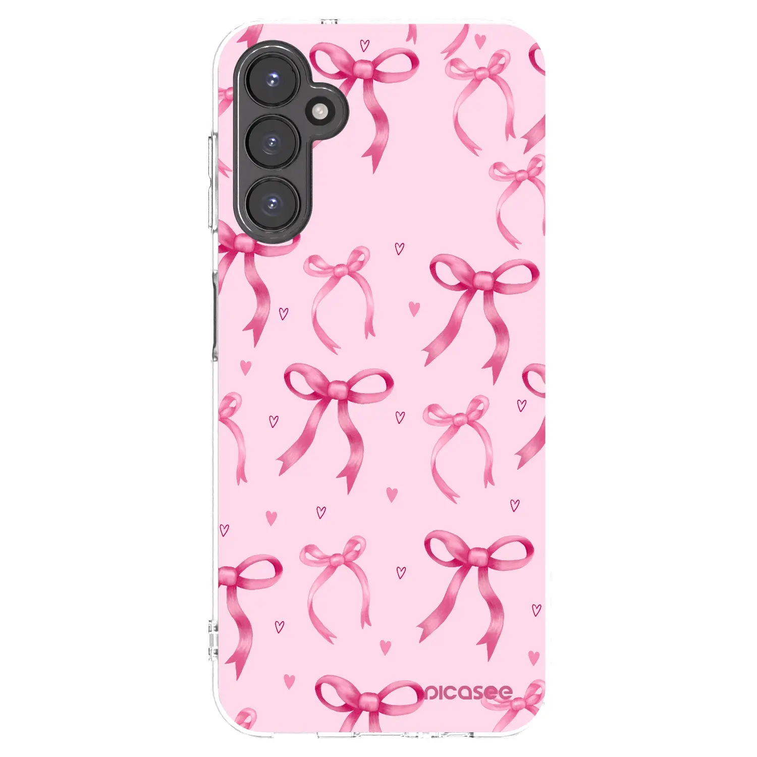 Silikonový průhledný obal pro Samsung Galaxy A14 4G A145R - Bow Aesthetic
