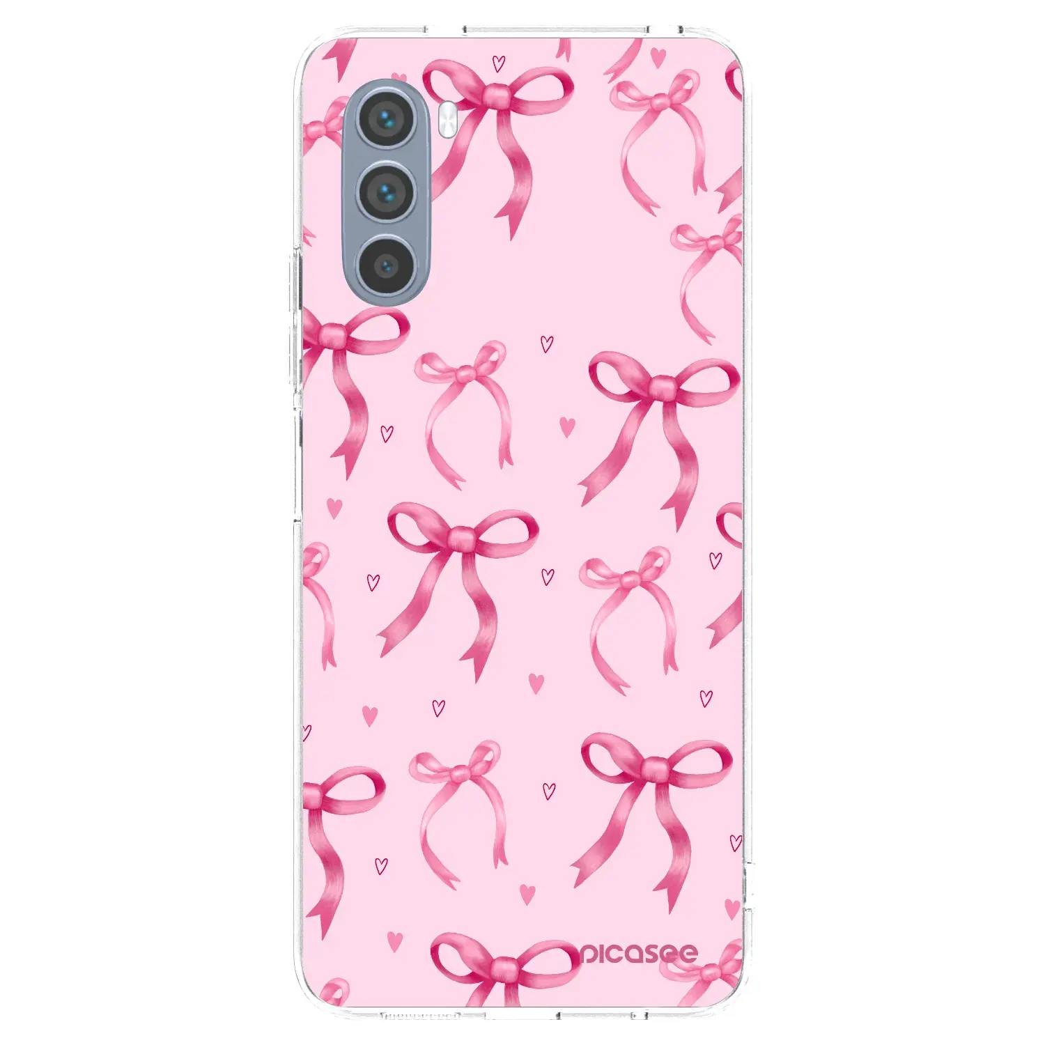 Silikonový průhledný obal pro Motorola Moto G62 - Bow Aesthetic