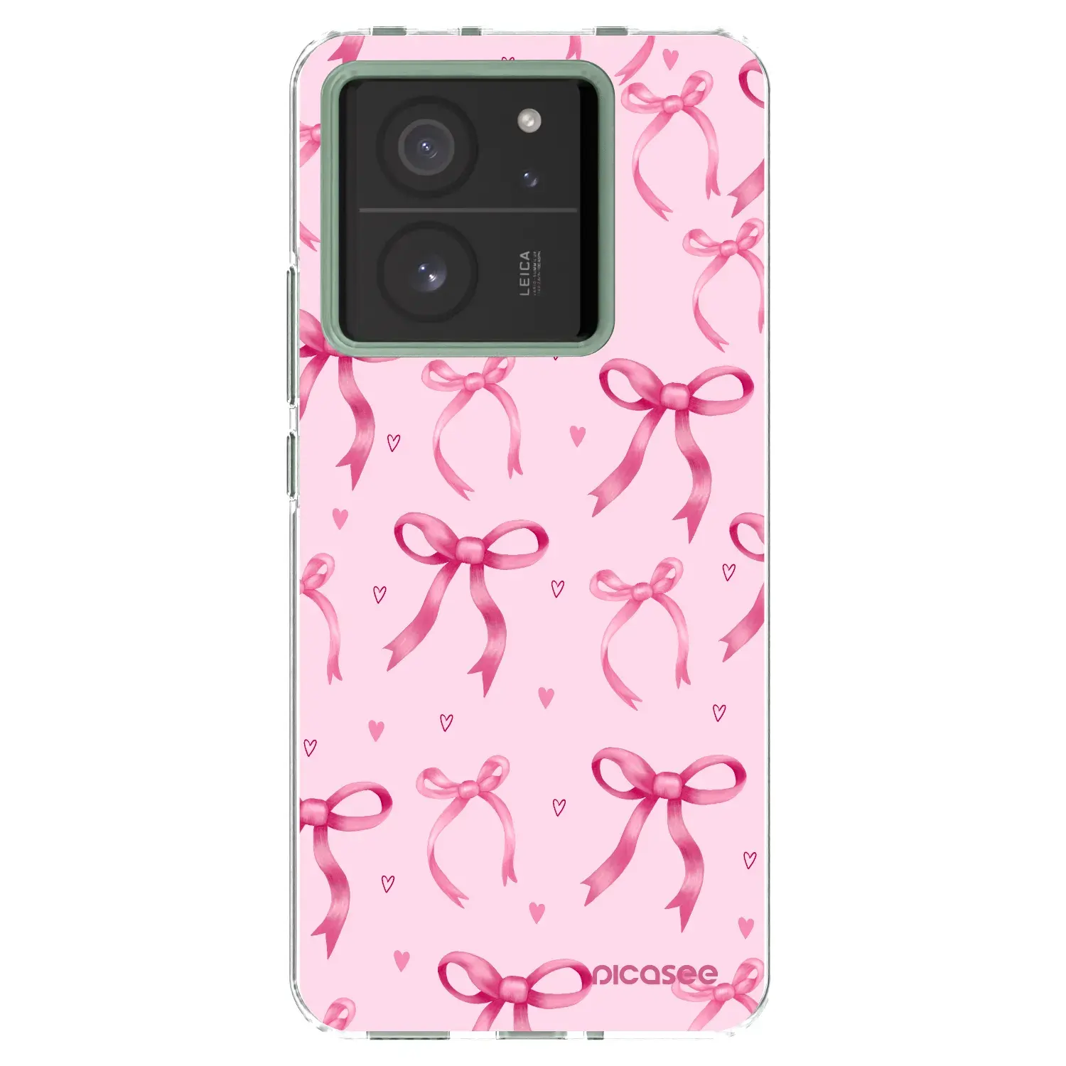 Silikonový průhledný obal pro Xiaomi 13T Pro - Bow Aesthetic