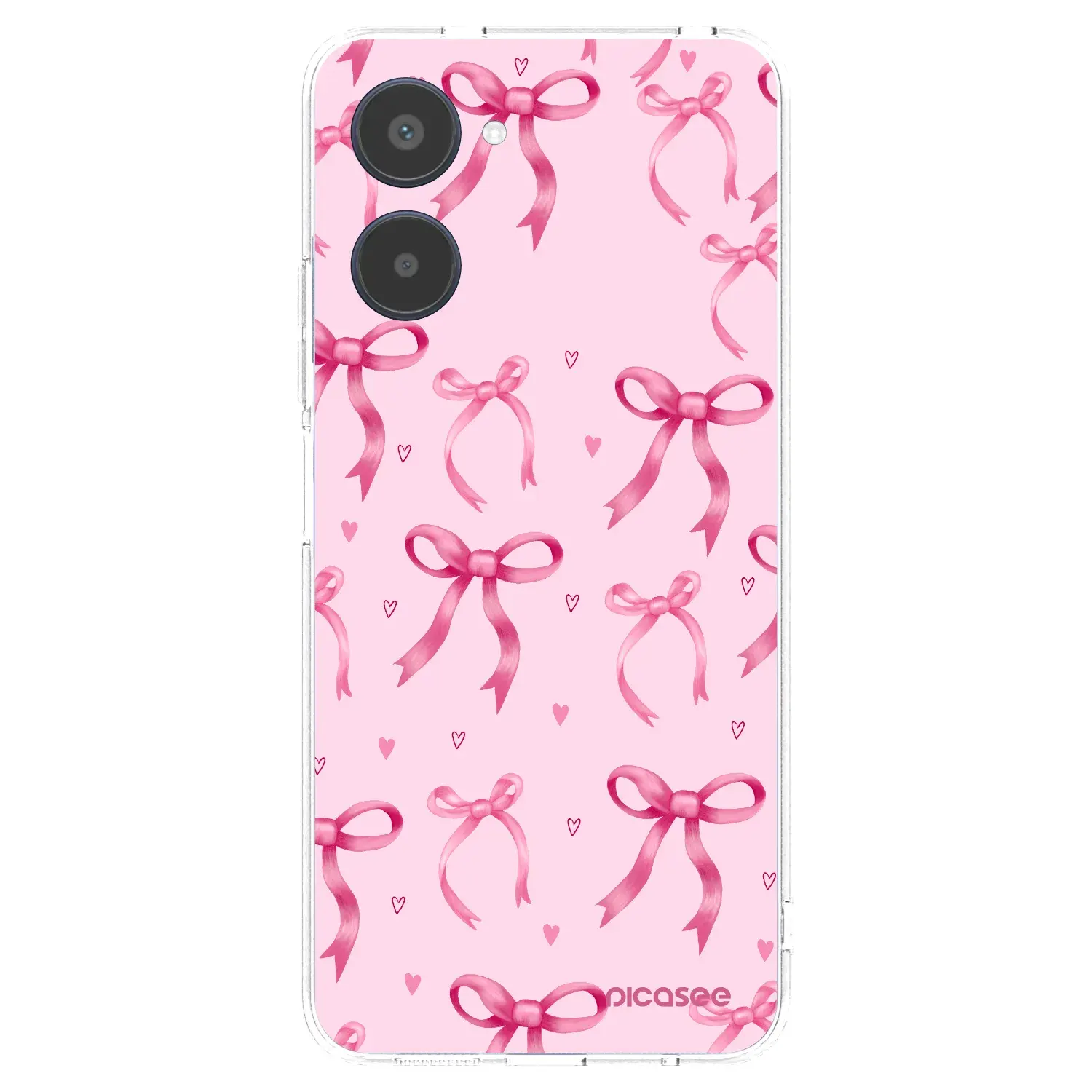 Silikonový průhledný obal pro Realme 10 4G - Bow Aesthetic