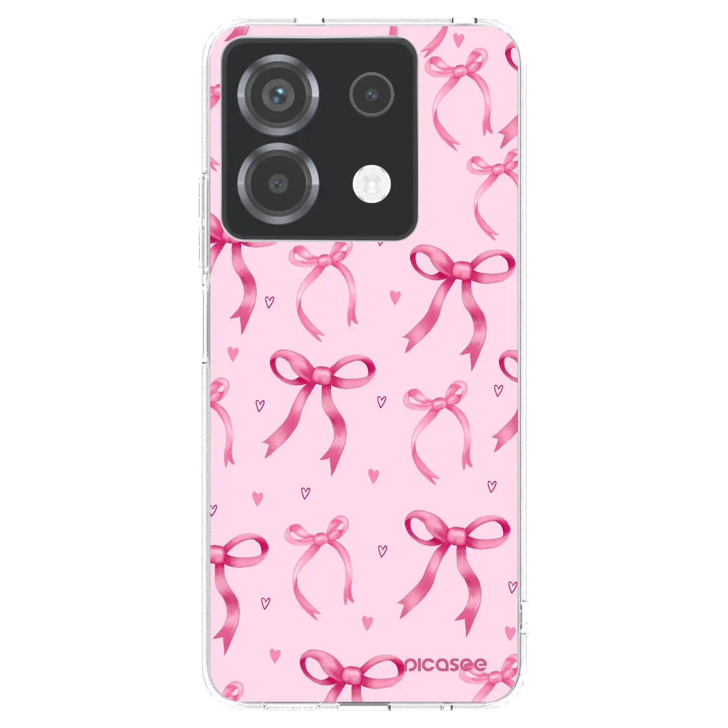 Silikonový průhledný obal pro Xiaomi Poco X6 - Bow Aesthetic