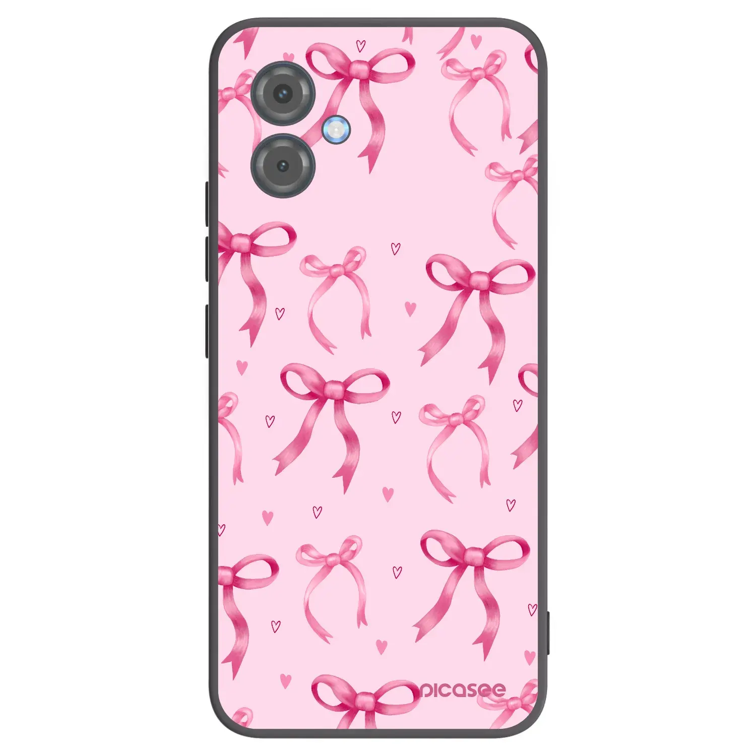 Silikonový černý obal pro Motorola Moto G14 - Bow Aesthetic