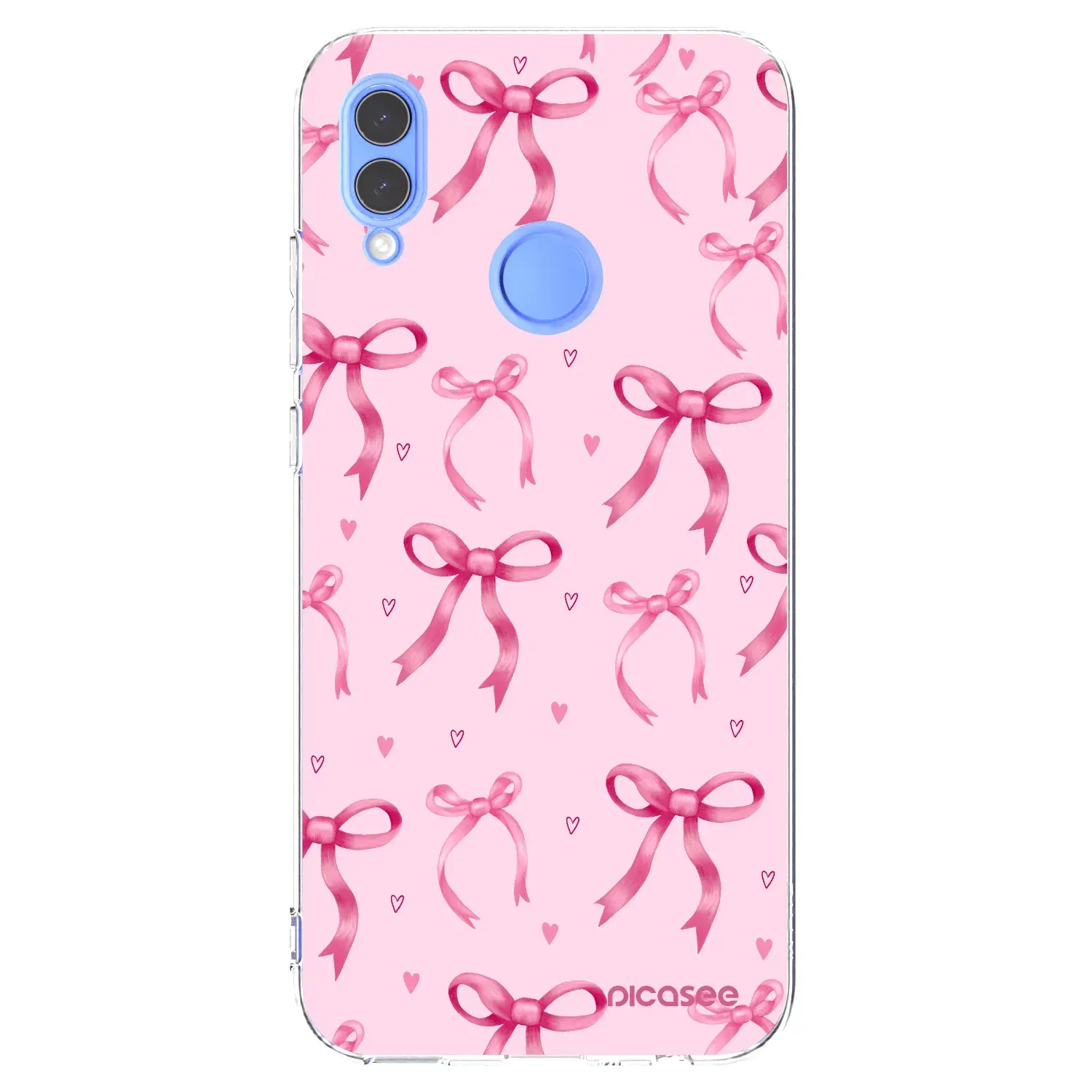 Silikonový průhledný obal pro Huawei P Smart 2019 - Bow Aesthetic