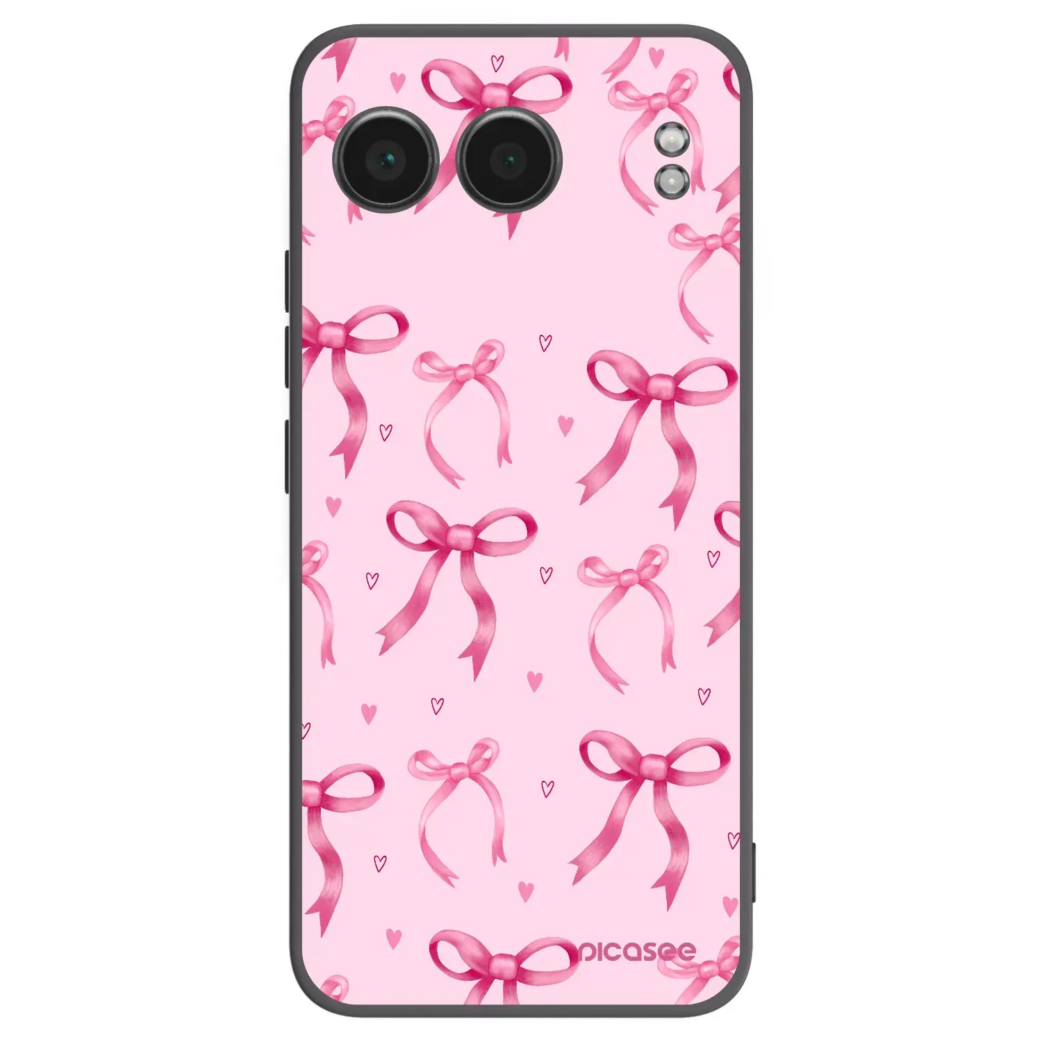 Silikonový černý obal pro OnePlus Nord 4 - Bow Aesthetic