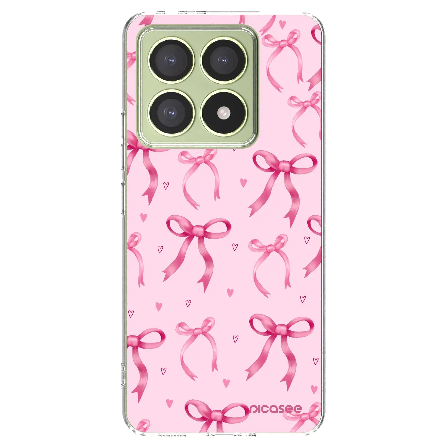 Silikonový průhledný obal pro Xiaomi 14T - Bow Aesthetic