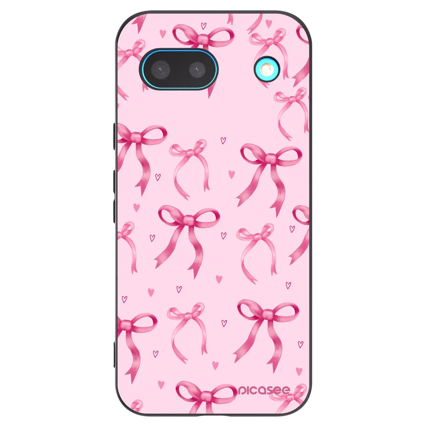 Silikonový černý obal pro Google Pixel 8 - Bow Aesthetic