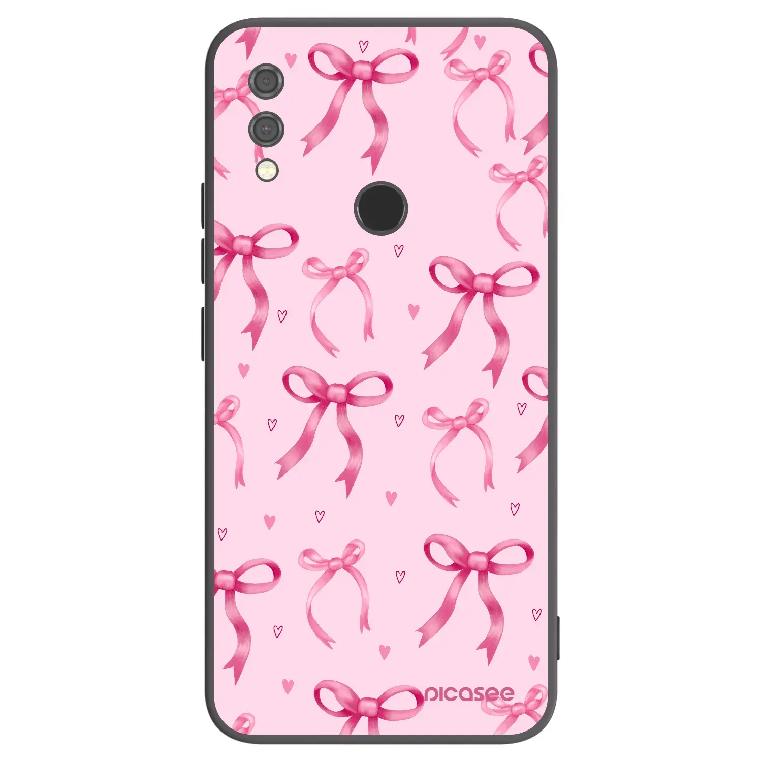 Silikonový černý obal pro Xiaomi Redmi Note 7 - Bow Aesthetic
