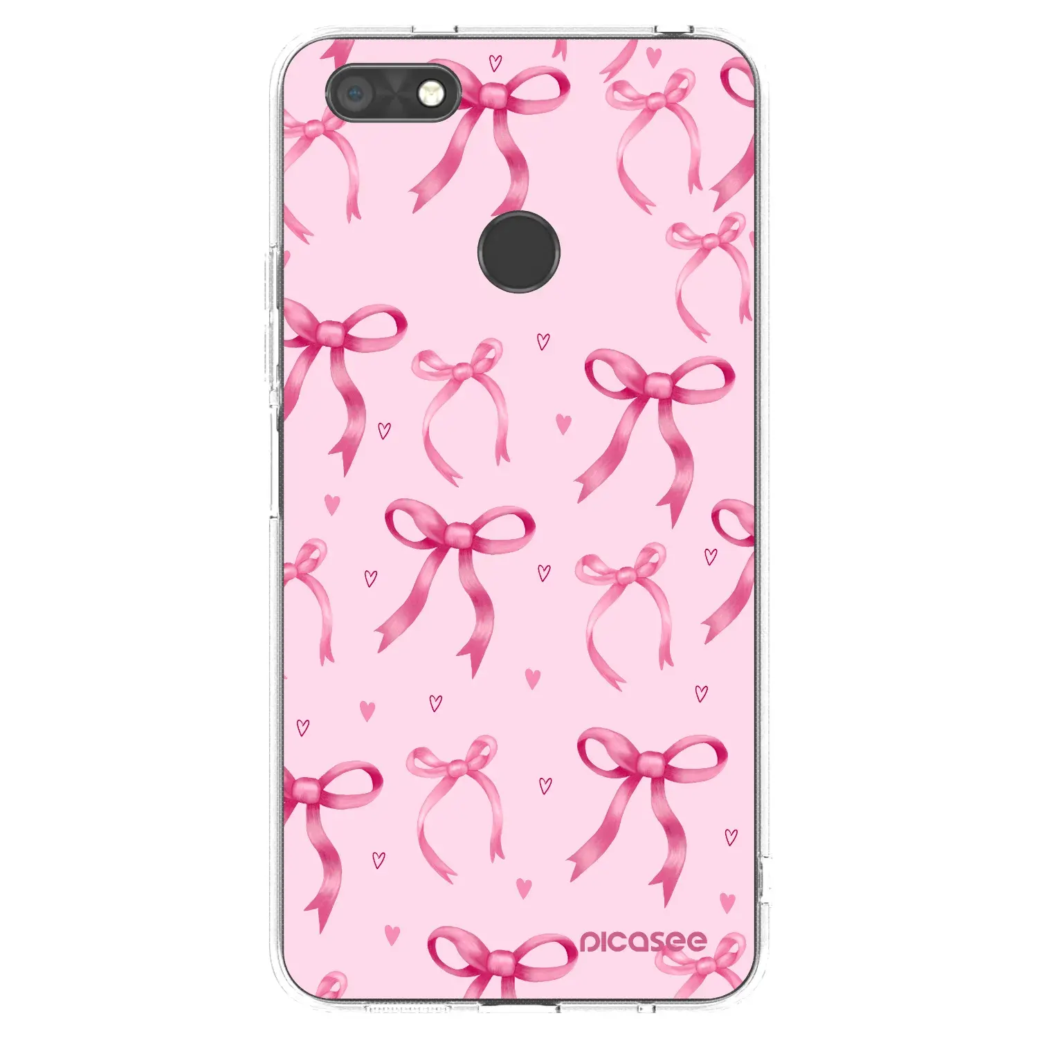 Silikonový průhledný obal pro Huawei P9 Lite Mini - Bow Aesthetic