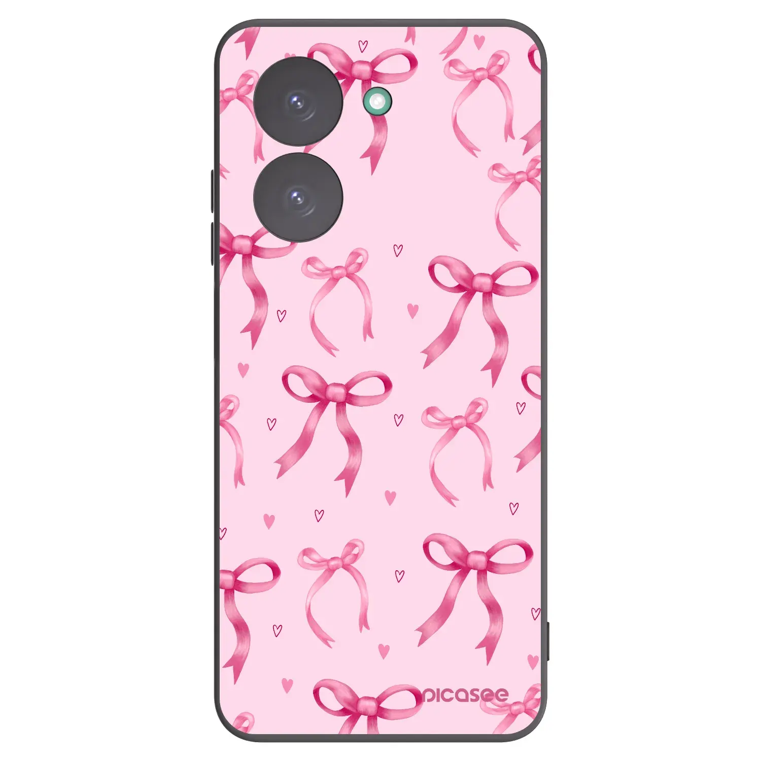 Silikonový černý obal pro Xiaomi Redmi A5 - Bow Aesthetic