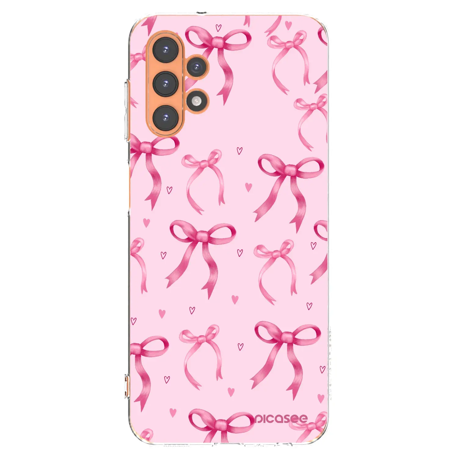Silikonový průhledný obal pro Samsung Galaxy A13 5G - Bow Aesthetic