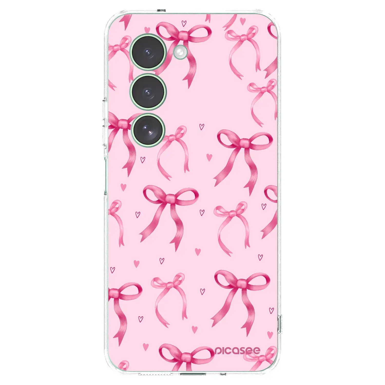 Silikonový průhledný obal pro Xiaomi Redmi 15 5G - Bow Aesthetic