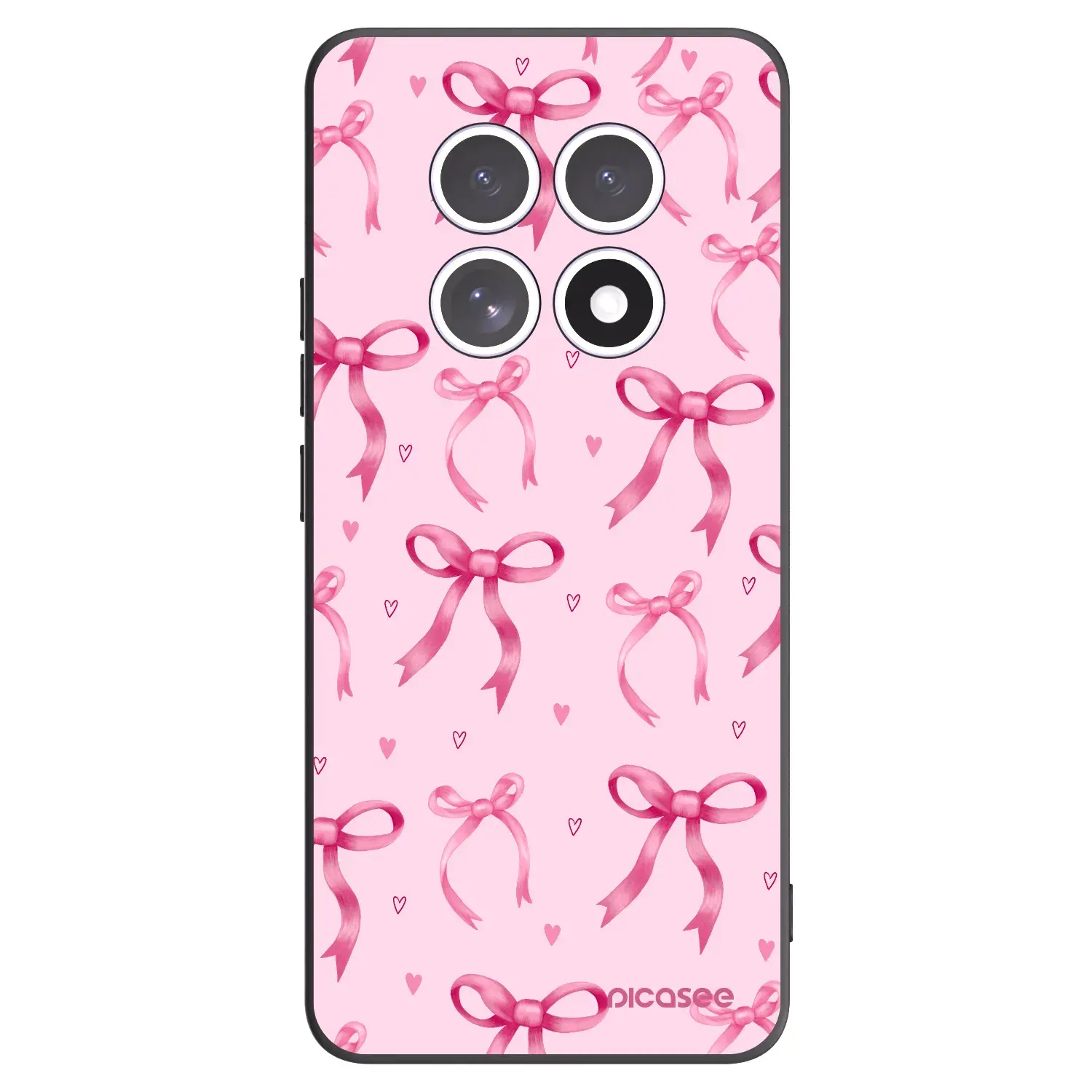 Silikonový černý obal pro Xiaomi Redmi Note 15 4G - Bow Aesthetic