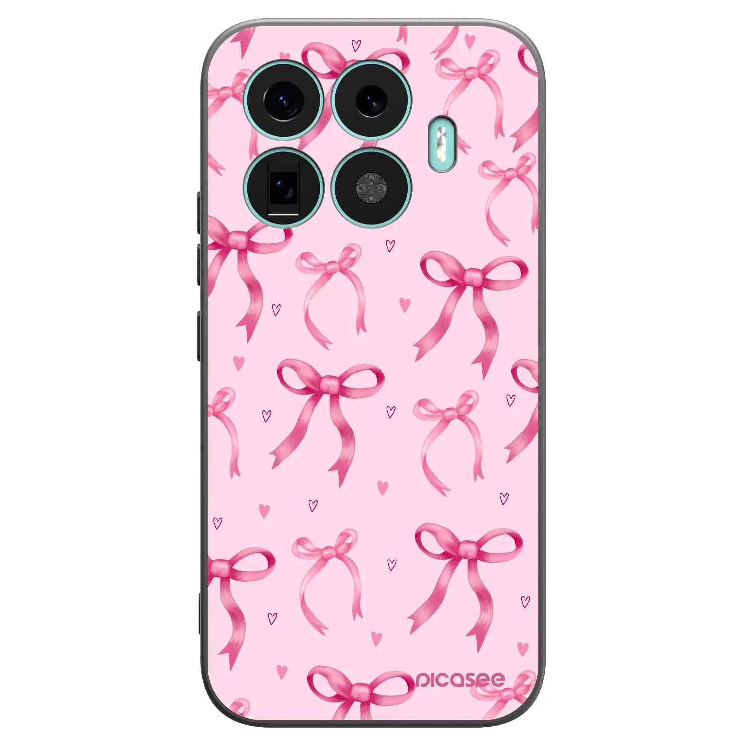 Silikonový černý obal pro Xiaomi 17T - Bow Aesthetic