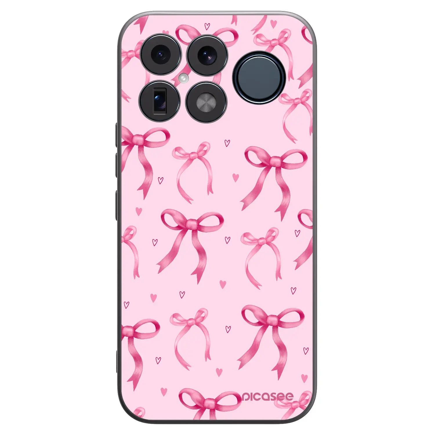 Silikonový černý obal pro Xiaomi Poco F8 Ultra - Bow Aesthetic