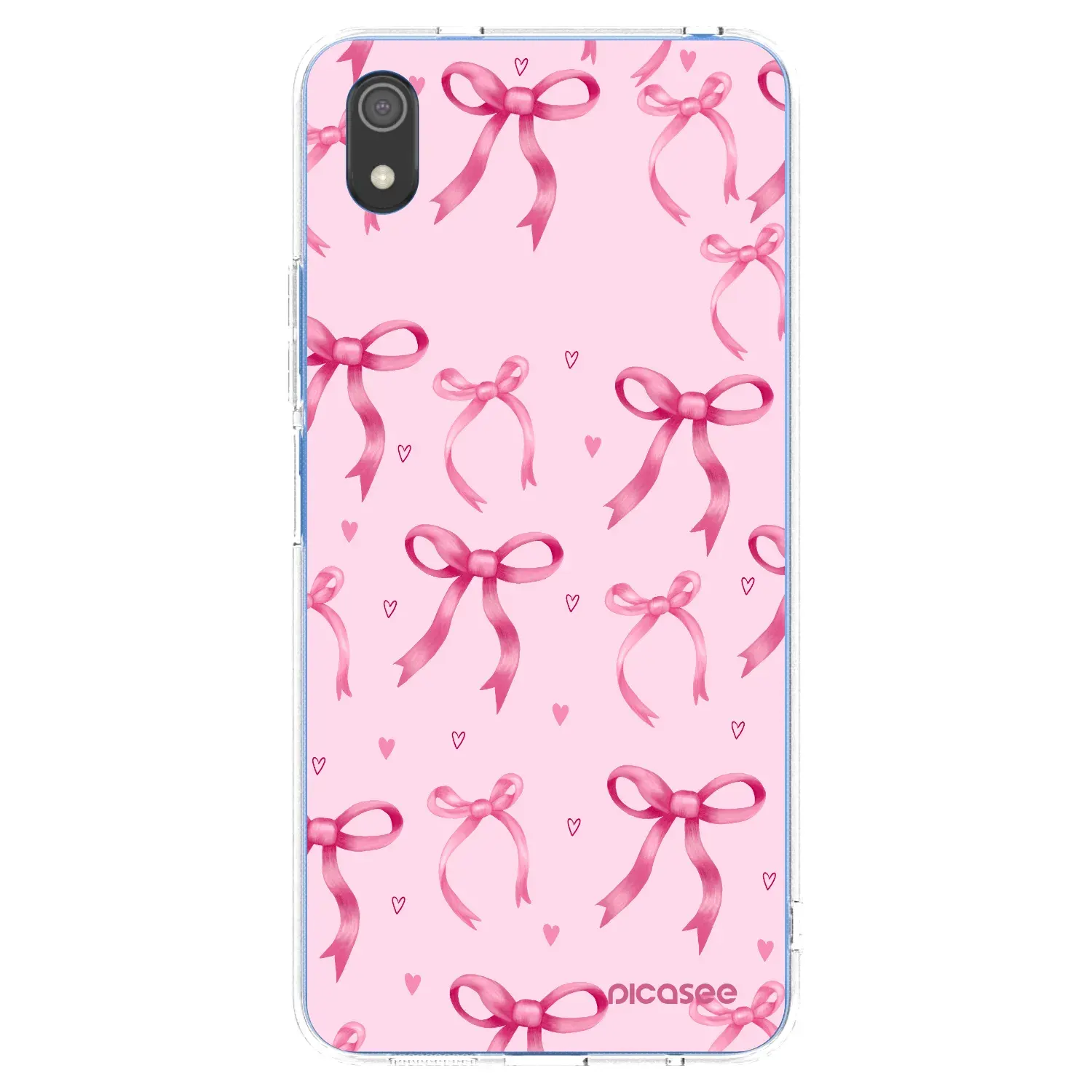 Silikonový průhledný obal pro Xiaomi Redmi 7A - Bow Aesthetic
