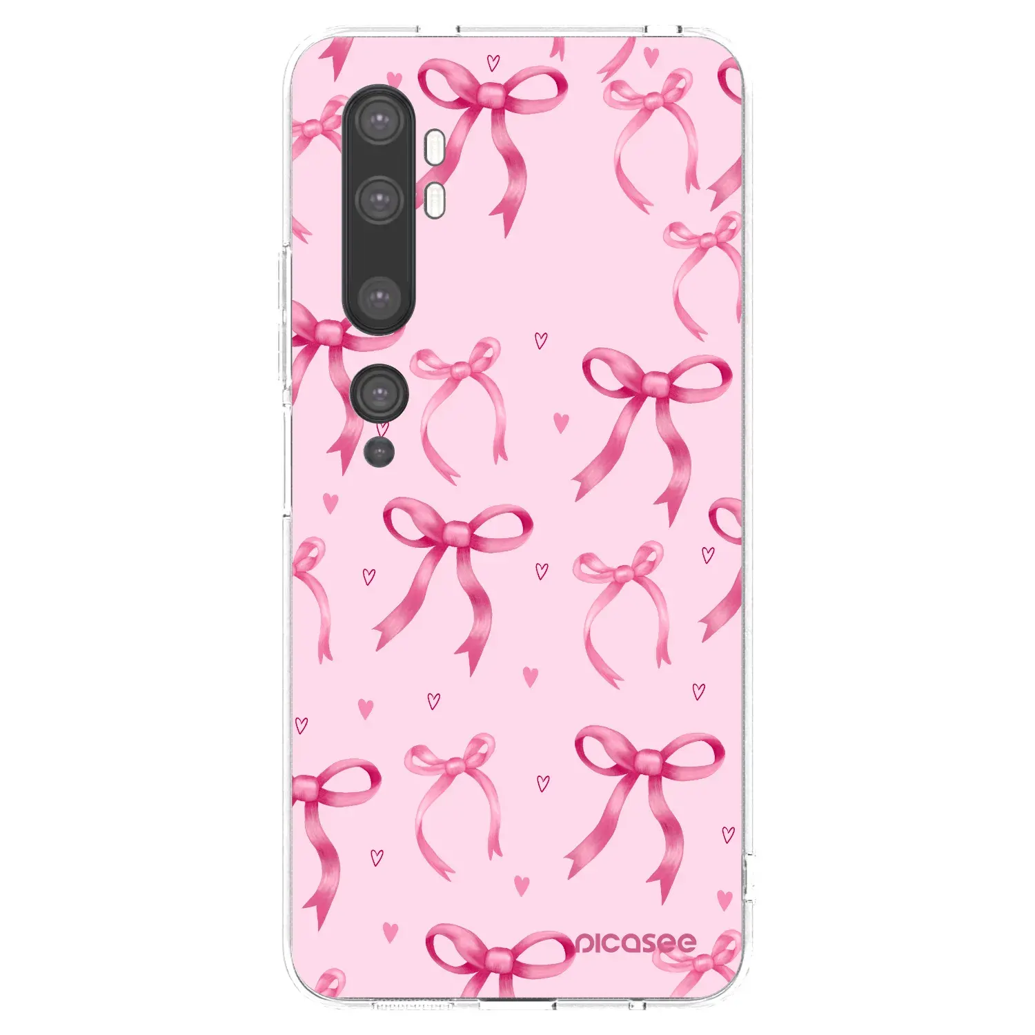 Silikonový průhledný obal pro Xiaomi Mi Note 10 (Pro) - Bow Aesthetic