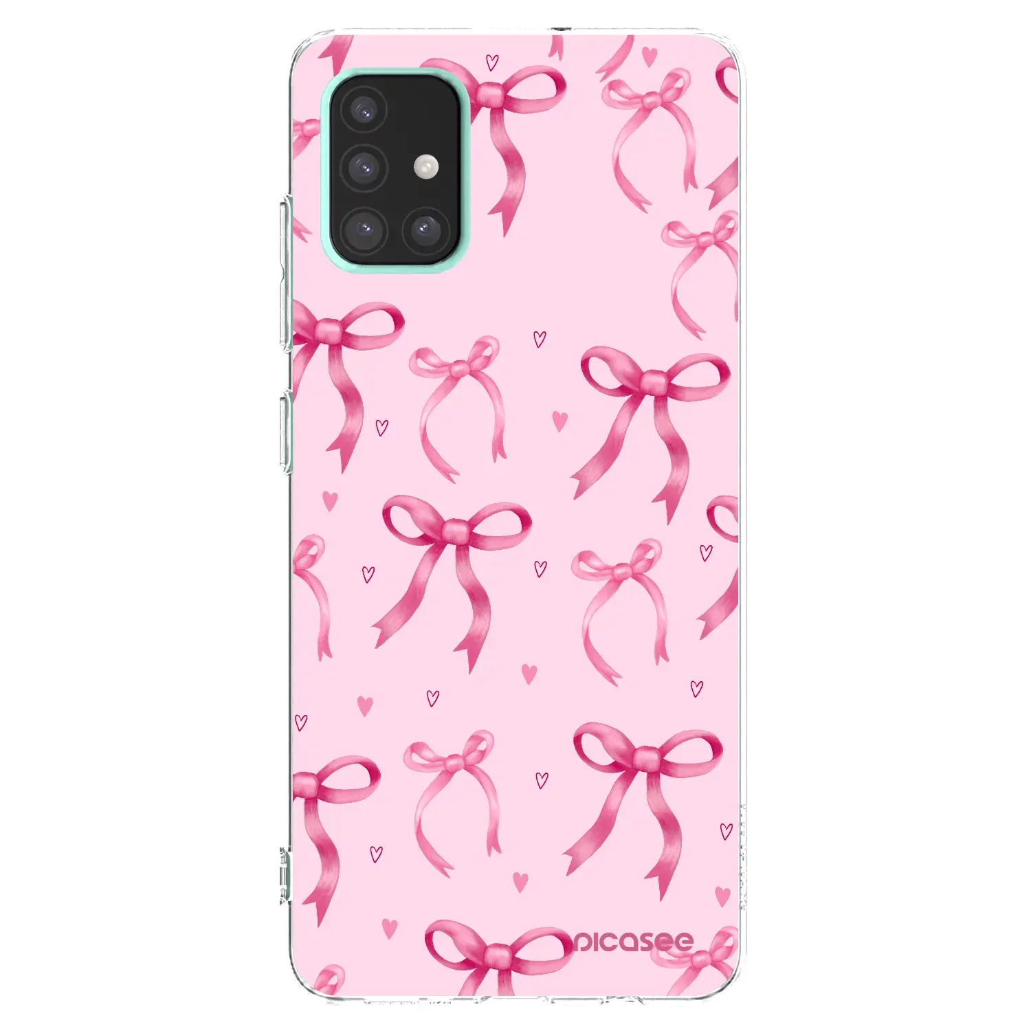 Silikonový průhledný obal pro Samsung Galaxy A51 A515F - Bow Aesthetic
