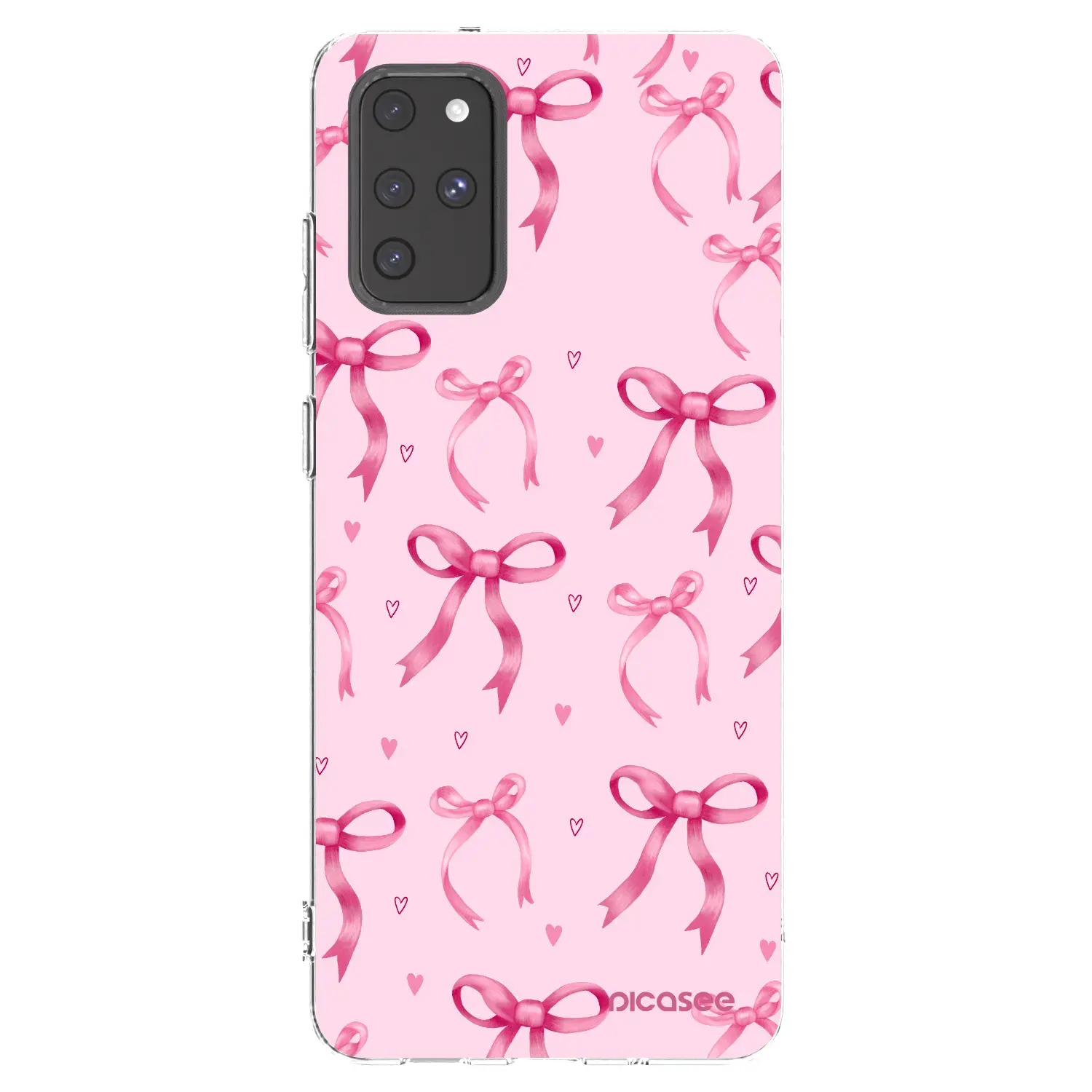 Silikonový průhledný obal pro Samsung Galaxy S20+ G985F - Bow Aesthetic