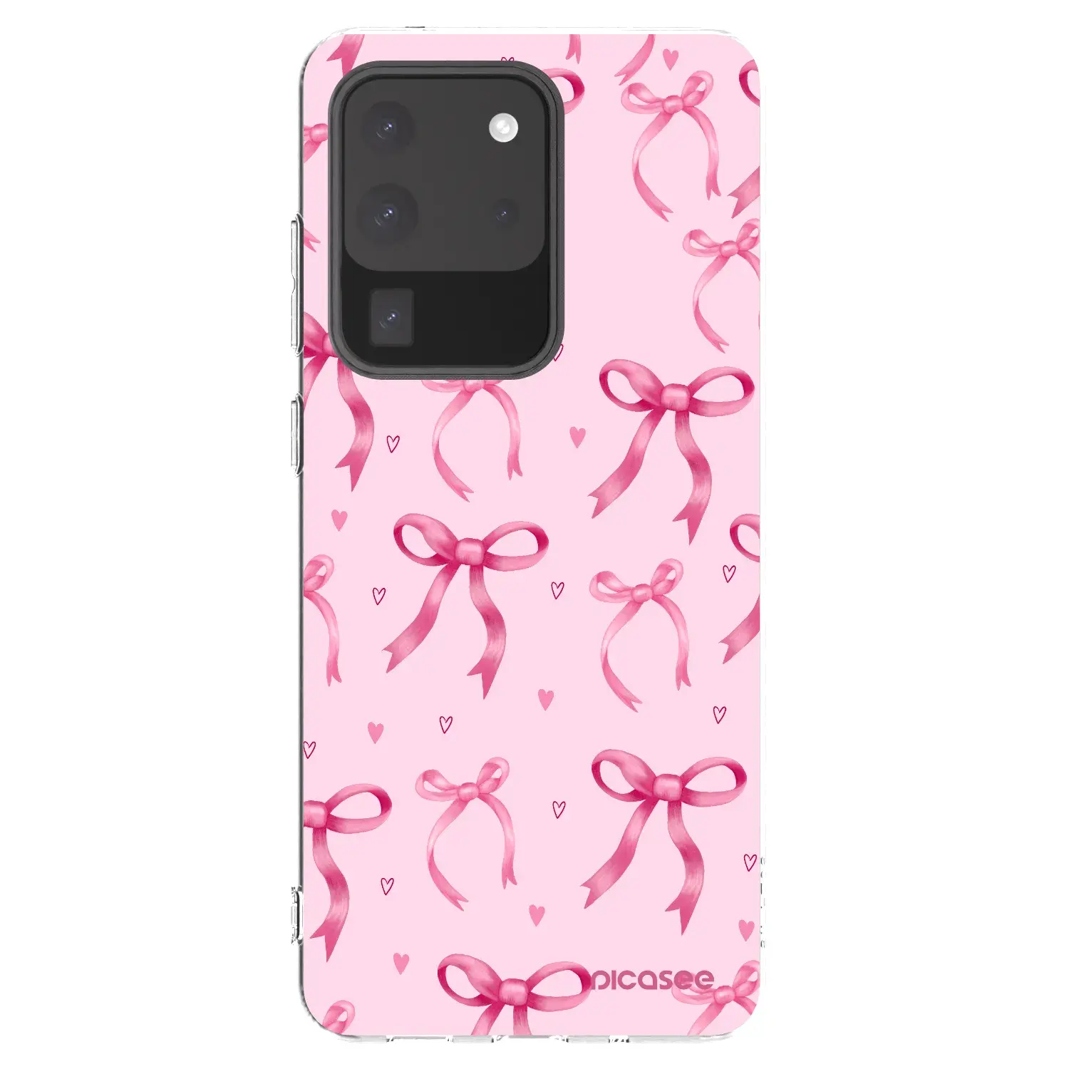 Silikonový průhledný obal pro Samsung Galaxy S20 Ultra 5G G988F - Bow Aesthetic