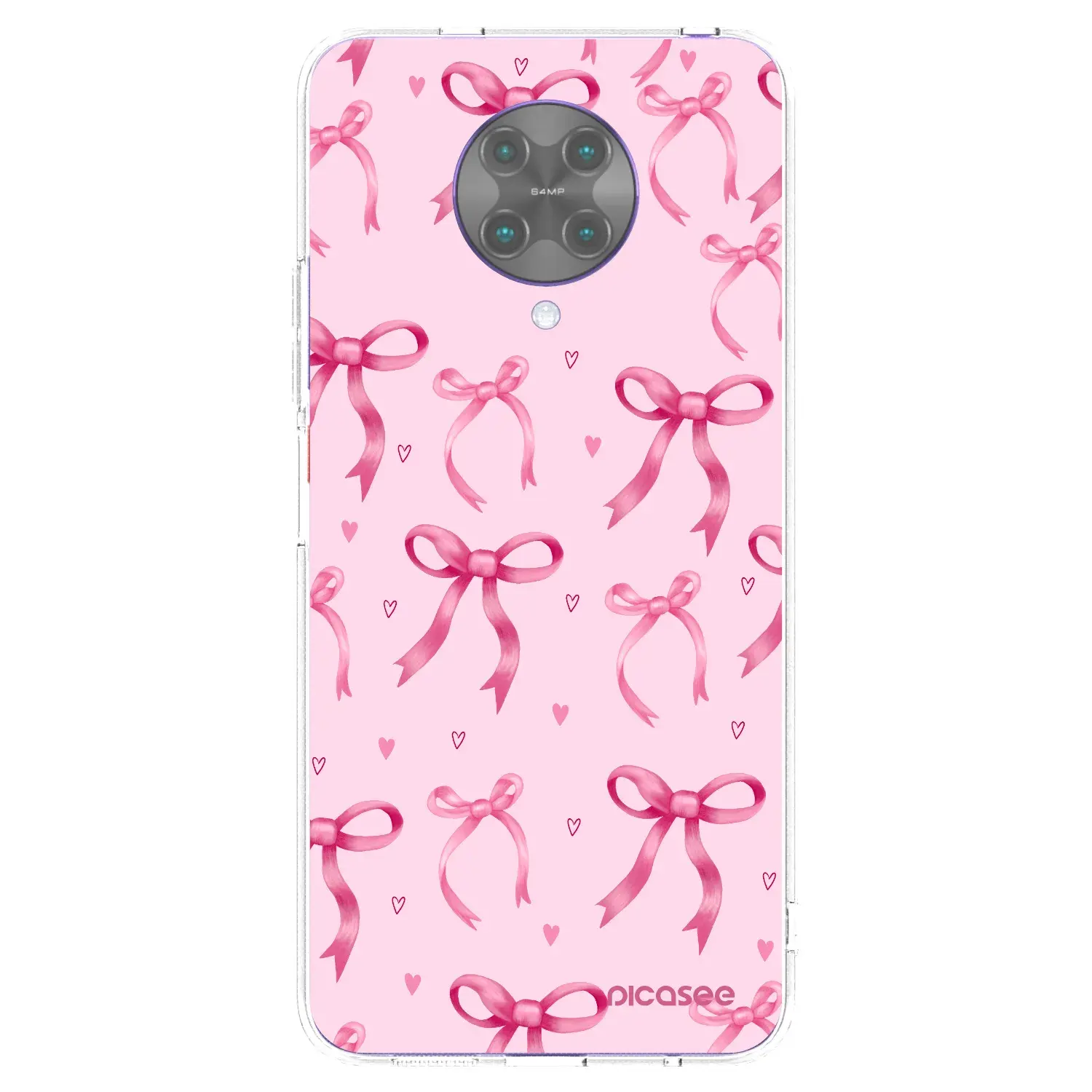 Silikonový průhledný obal pro Xiaomi Poco F2 Pro - Bow Aesthetic