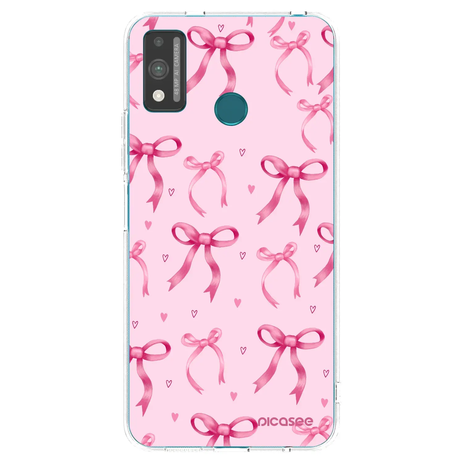 Silikonový průhledný obal pro Honor 9X Lite - Bow Aesthetic